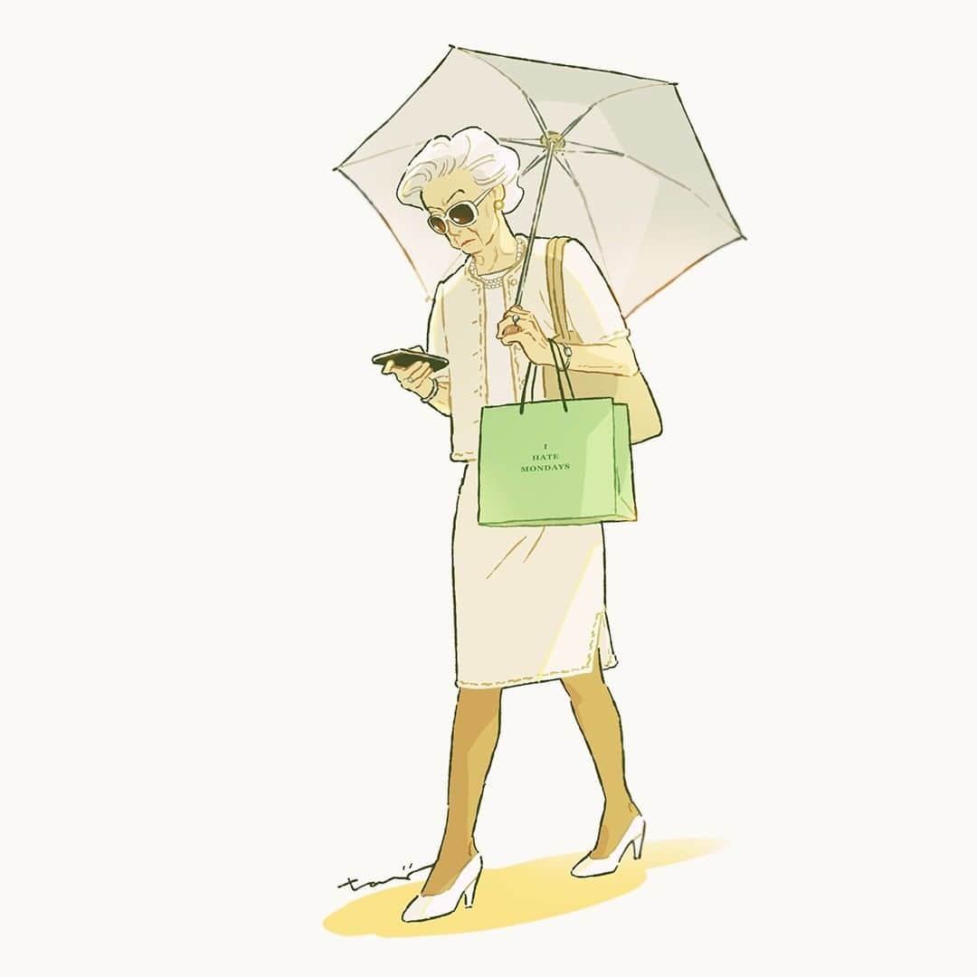 丹地陽子のインスタグラム：「#illustration」