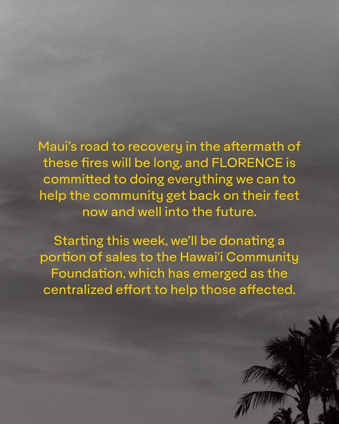 ジョン・ジョン・フローレンスのインスタグラム：「@hawaiicommunityfoundation // #MauiStrong 🚩」