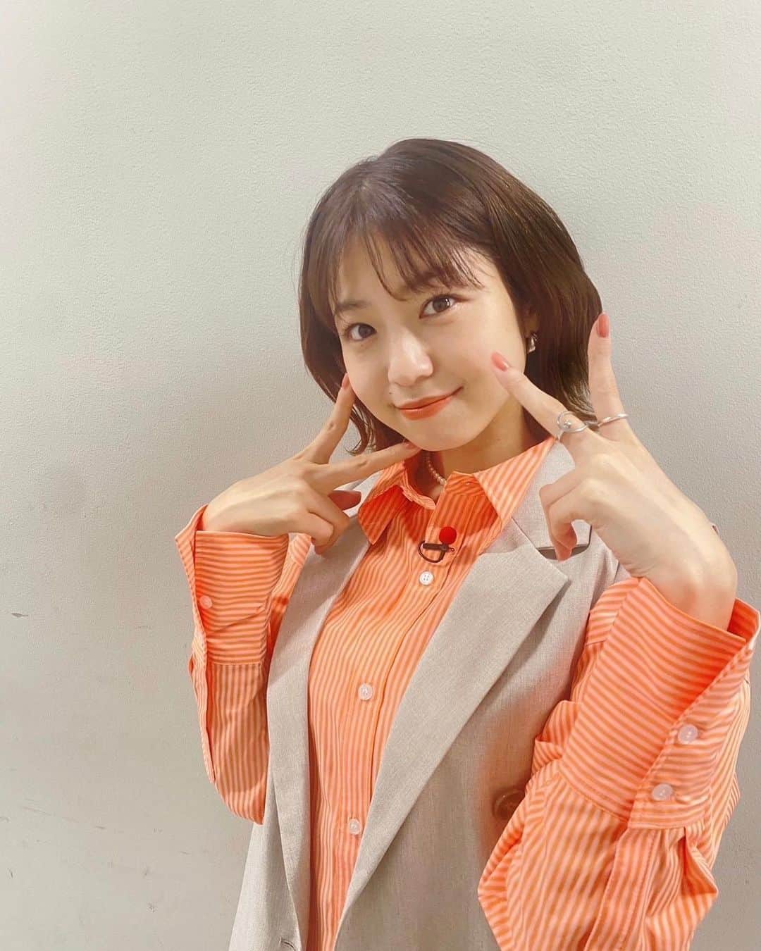 のインスタグラム：「シャツ🧡✌︎('ω')✌︎」