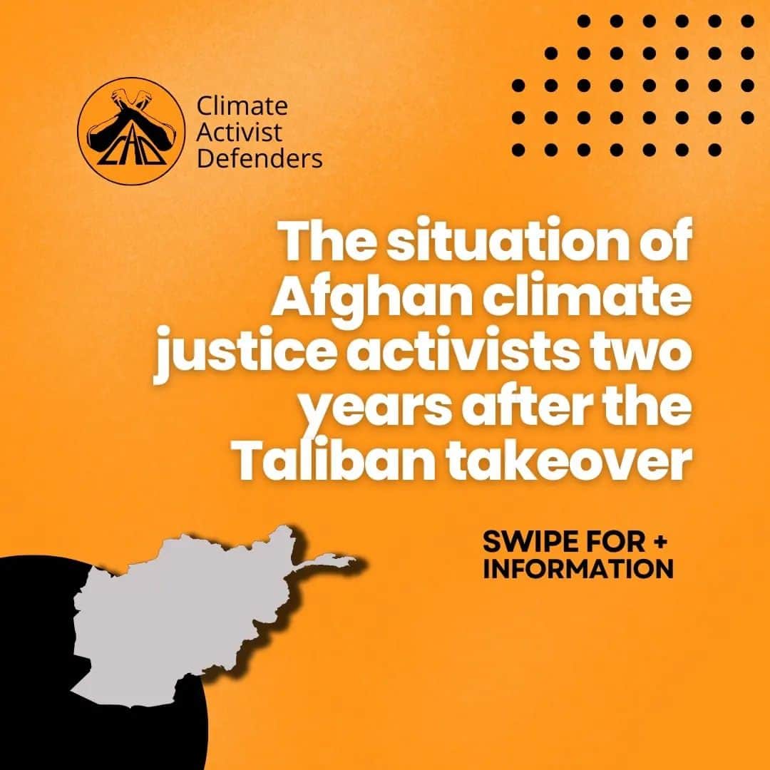 グレタ・トゥーンベリのインスタグラム：「#DontForgetAfghanistan Today marks 2 years since took over Afghanistan. Climate justice activists are still in danger, share and support! . #fridaysforfuture #afghanistan」