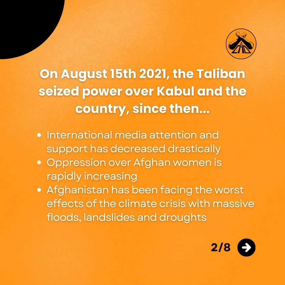 グレタ・トゥーンベリさんのインスタグラム写真 - (グレタ・トゥーンベリInstagram)「#DontForgetAfghanistan Today marks 2 years since took over Afghanistan. Climate justice activists are still in danger, share and support! . #fridaysforfuture #afghanistan」8月15日 22時21分 - gretathunberg