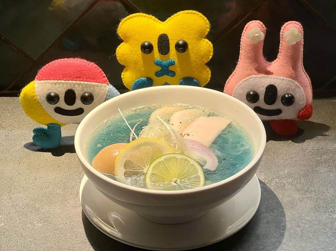 大石暁規のインスタグラム：「藍色拉麵」