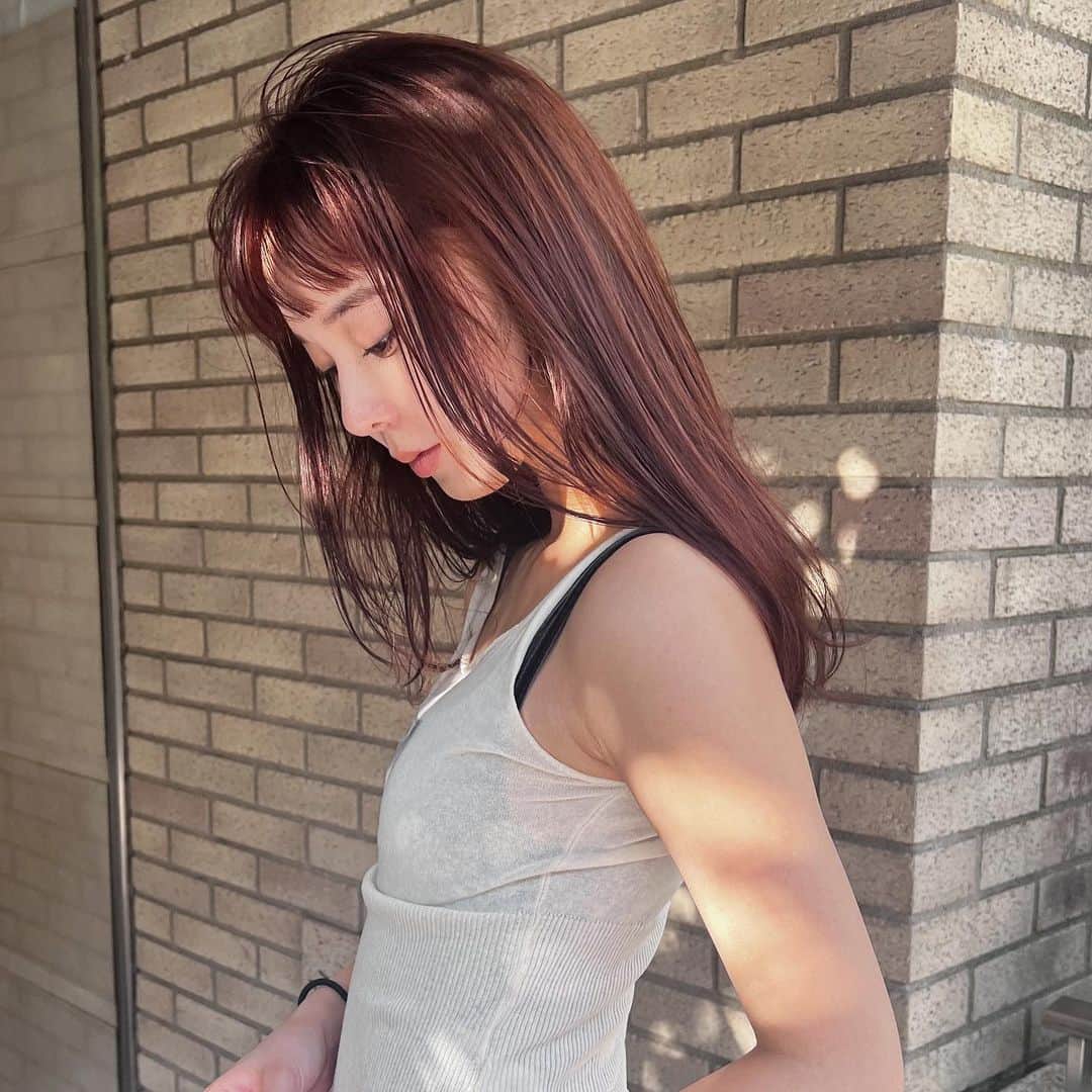 柊有紗のインスタグラム：「CUT&COLOR by @tokio_tashiro  いつもありがとう!!🍊」