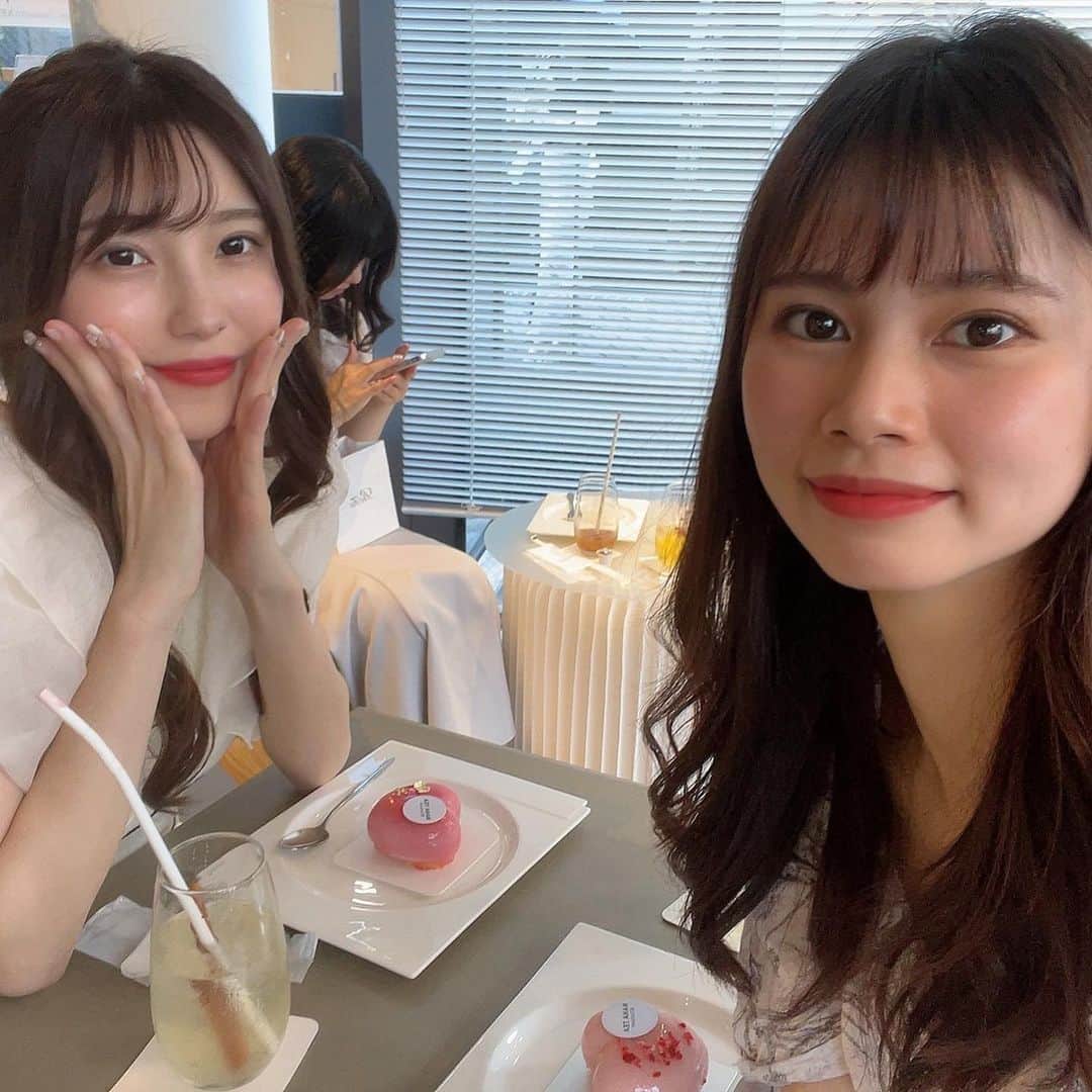 竹村佳奈さんのインスタグラム写真 - (竹村佳奈Instagram)「🤍🧁  ハートのケーキかわいい。」8月15日 16時40分 - takemura__kana