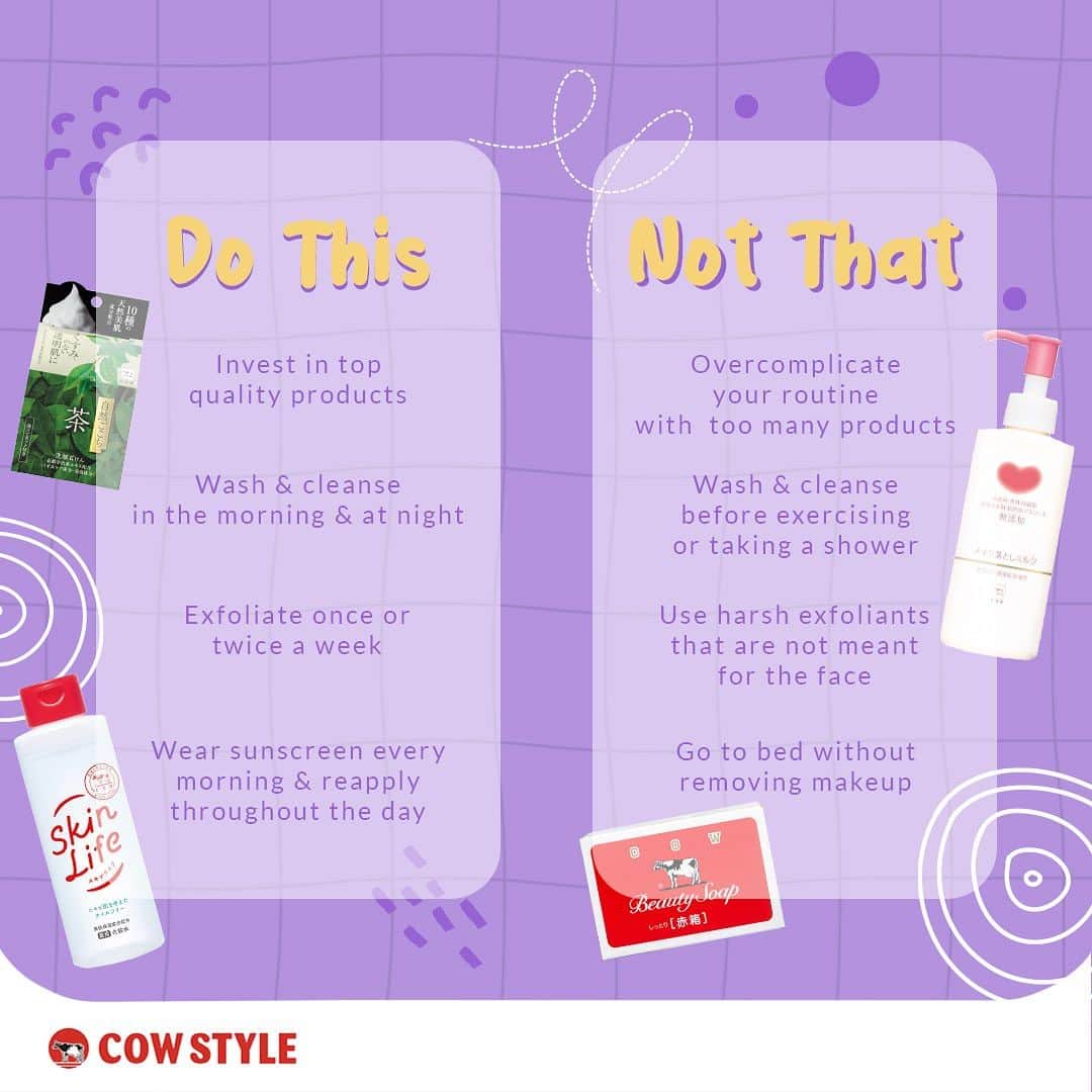 COWSTYLEIDのインスタグラム：「🚨Langsung di save ya, soalnya ini rahasia skincare yang jarang banget orang tahu! ✨   4 #minCowtips ini penting untuk rutinitas skincare kalian agar dapat hasil lebih maksimal💯 Share juga ke teman-teman kamu biar glow up bareng-bareng! 💫  #cowstyleindonesia #cowstylebeauty #skincaretips #japaneseskincare #skincare101」