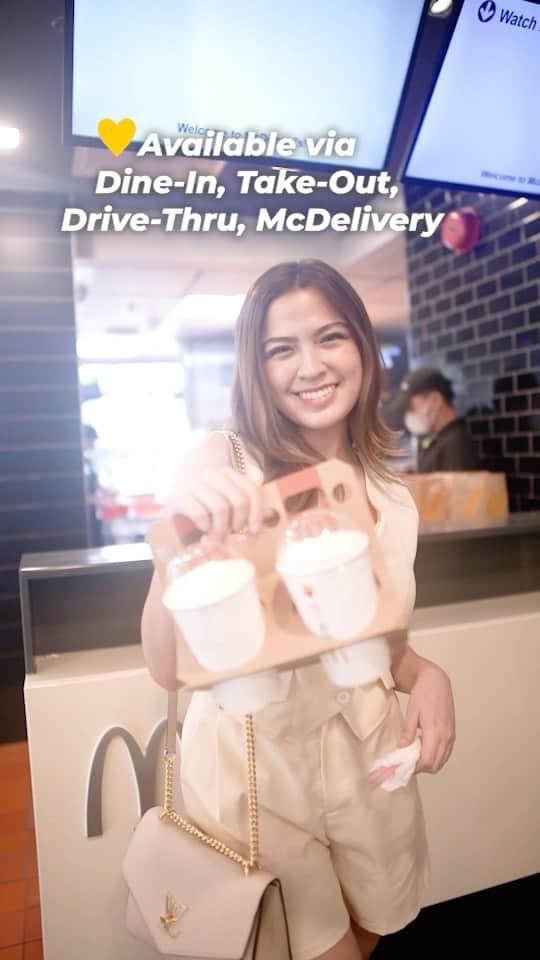 Alexa Ilacadのインスタグラム：「Sharing with you some of the things i’ve been loving for the month of August! 🤍 Top of my list are the new McCafe Cereal Milk drinks- never fails to sweeten my day 🥤Try it for yourself at any McCafe branch near you!」