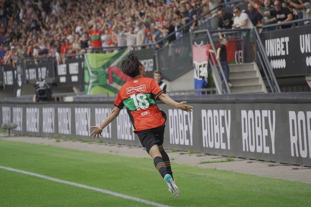 小川航基のインスタグラム：「日本とは違う環境、サッカー、サポーター、全てが新鮮で楽しく、もっと得点をとりたいと強く想いました。  We will win the next game.」
