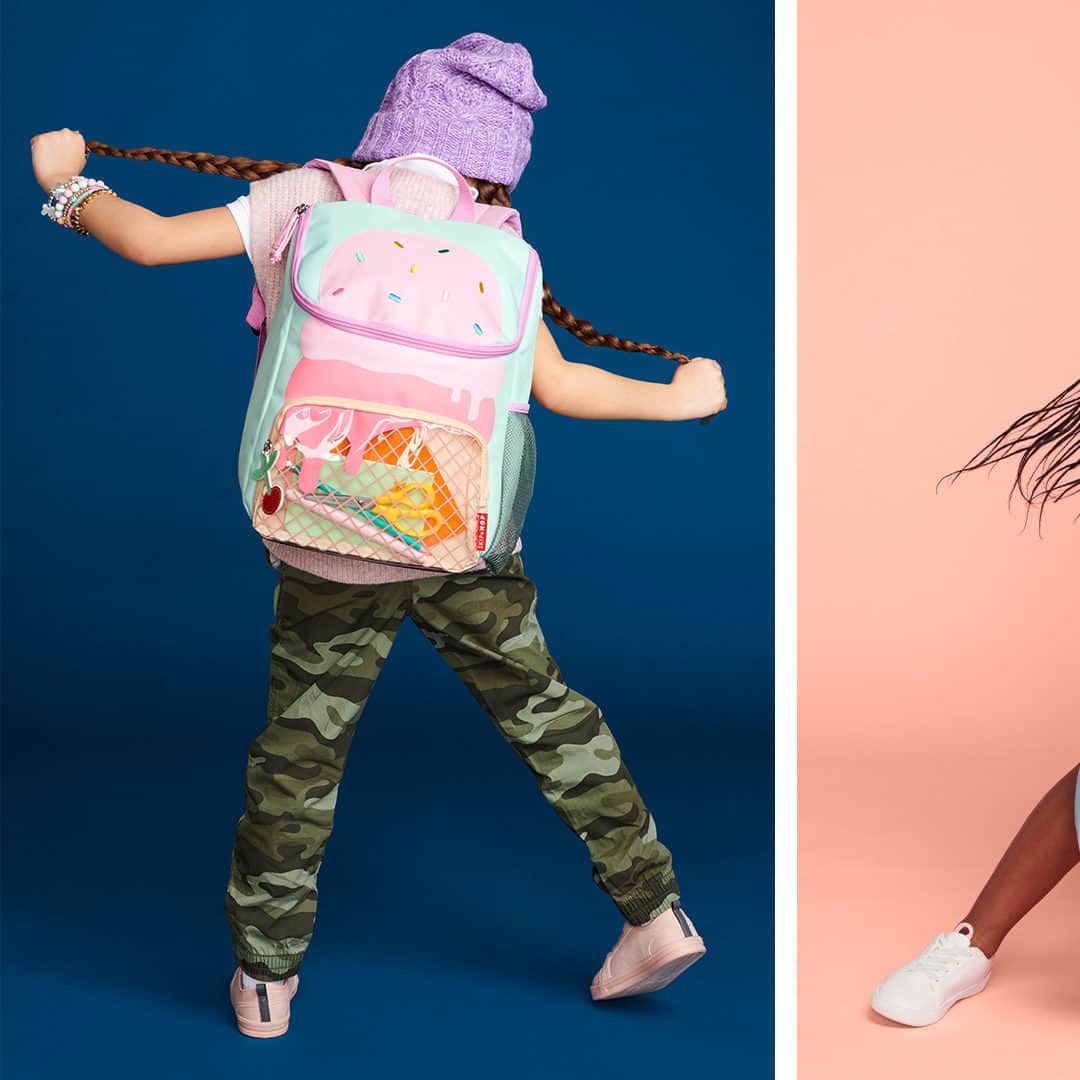 Skip Hopのインスタグラム：「Stand out on the first day of school (and all year long!) with Spark Style must-haves! 🍓🌈 ⚽ 🍦  #skiphop #musthavesmadebetter #sparkstyle #skiphopsparkstyle #kidsbackpack #backtoschool #icecream #strawberry #rainbow #soccer」