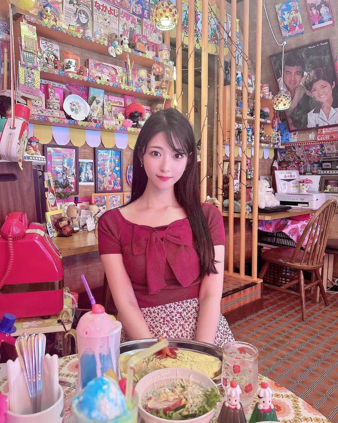 れみぱんのインスタグラム：「喫茶セピア🥳 かわいいうえに美味しい🥳 また行きたいな🥳」