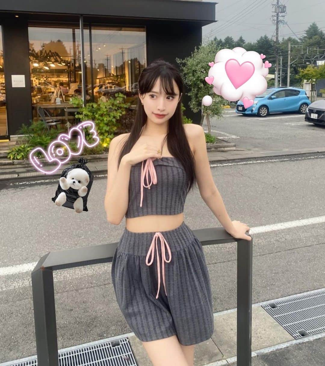 藤川らるむのインスタグラム：「死ぬには勿体なすぎます💖🧸 このお洋服はciderのだよん૮‬ ̳ᴗ ̫ ᴗ ̳ა‪‪❤︎‬ 安くなるからプロモ良かったら使ってー🧸 15%OFFプロモコード：RALUMU_TW #ciderレビュー #cider」