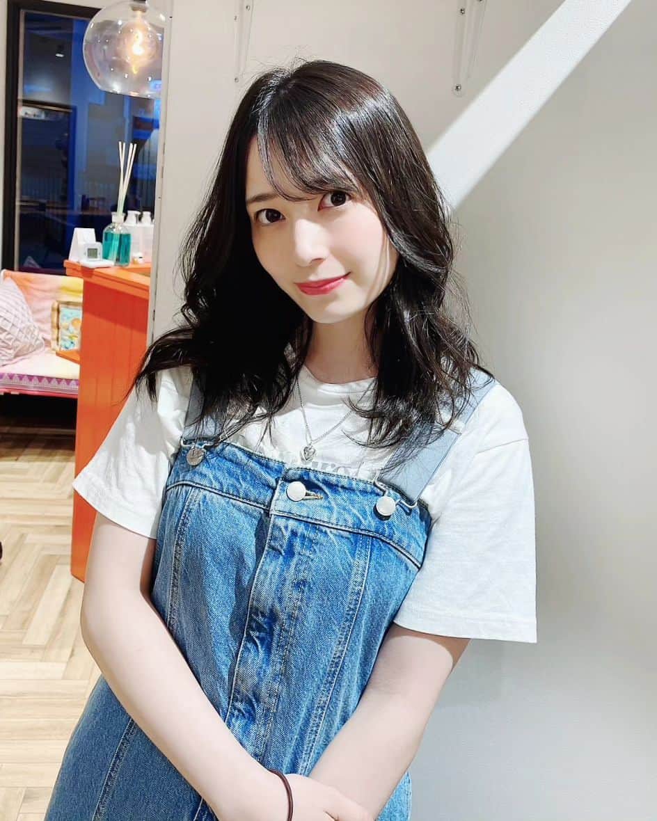 佐々木優佳里のインスタグラム：「💇  髪色暗くしたよ！  #akb48」