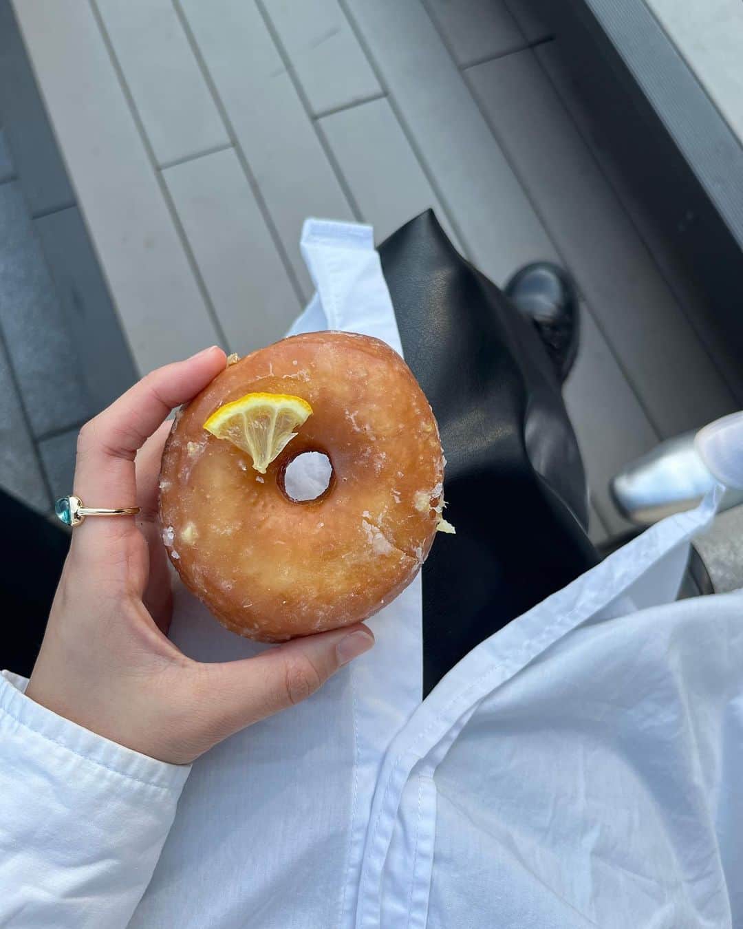 大西陽羽のインスタグラム：「🍩🍩🍩」