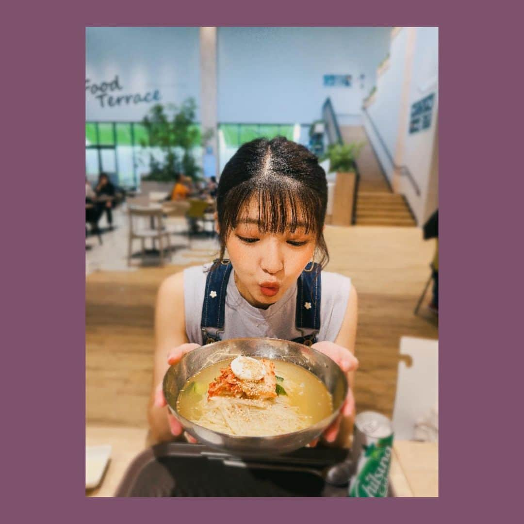 内藤もゆのさんのインスタグラム写真 - (内藤もゆのInstagram)「⁡ ⁡ ⁡ ⁡ 焼肉の〆に食べがちな冷麺 この日は冷麺だけおいしくいただいた日😼 ⁡ ⁡ ⁡ #𝘤𝘰𝘥𝘦  #𝘰𝘰𝘵𝘥  #はっぴーすまいる  #𝘩𝘢𝘱𝘱𝘺𝘴𝘮𝘪𝘭𝘦  #とぅいんくる #𝘛𝘸𝘪𝘯𝘬𝘭𝘦 #もゆふぁむ  #𝘧𝘰𝘭𝘭𝘰𝘸𝘮𝘦 #2023 #𝘢𝘶𝘨𝘶𝘴𝘵 #最高𝘒𝘖 #冷麺」8月15日 18時56分 - moyuno54naito