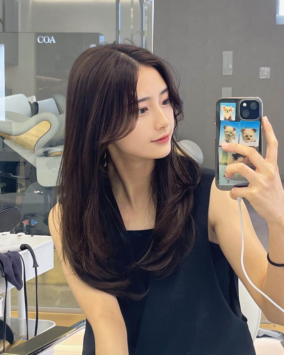 大西陽羽のインスタグラム：「レイヤーセンターパート⸜🫶🏻⸝‍」
