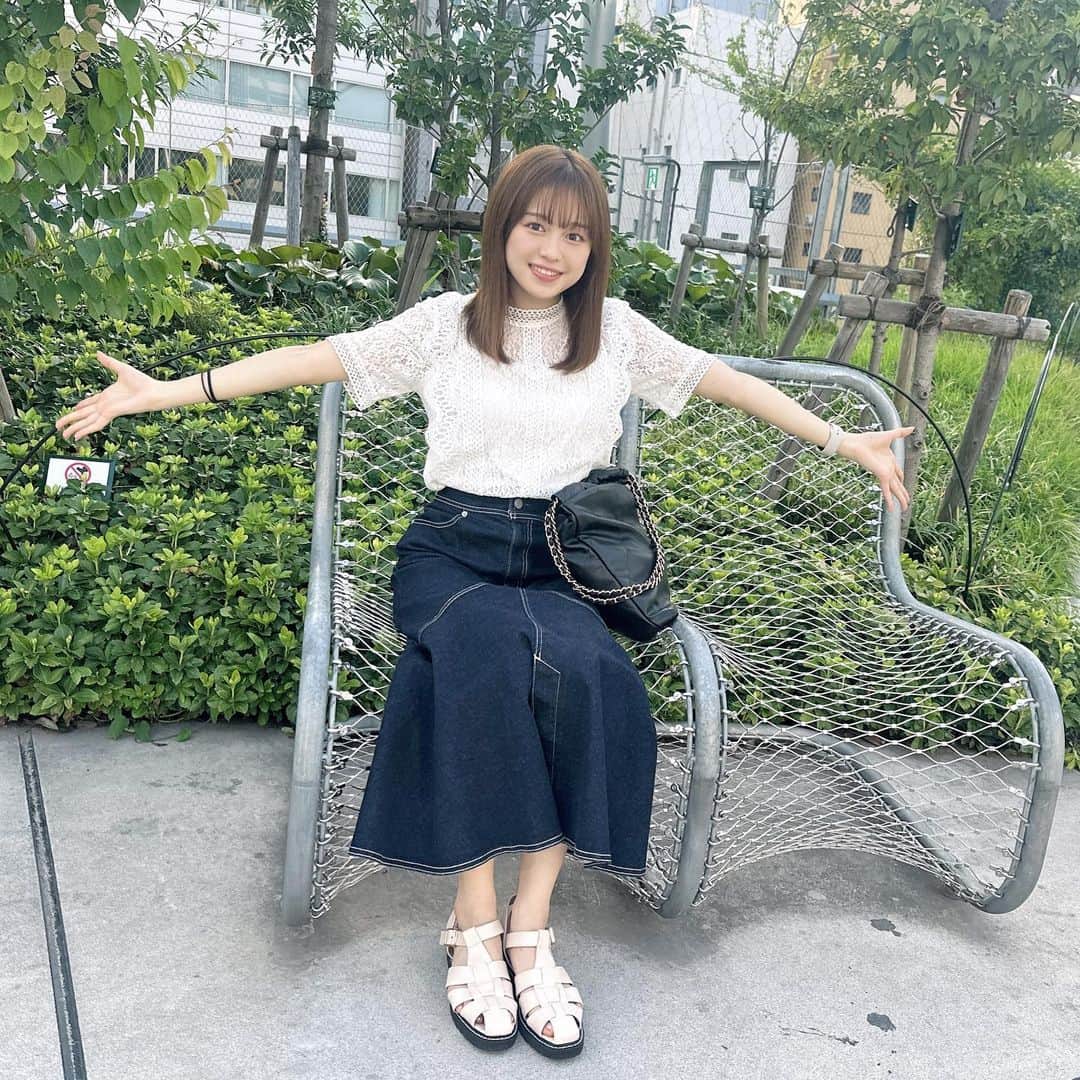 絵森彩さんのインスタグラム写真 - (絵森彩Instagram)「🌟🌟🌟  MIYASHITA PARKに行ってきました🪻  なにかとご縁のある場所🙈  #渋谷」8月15日 20時26分 - emoriaya_official