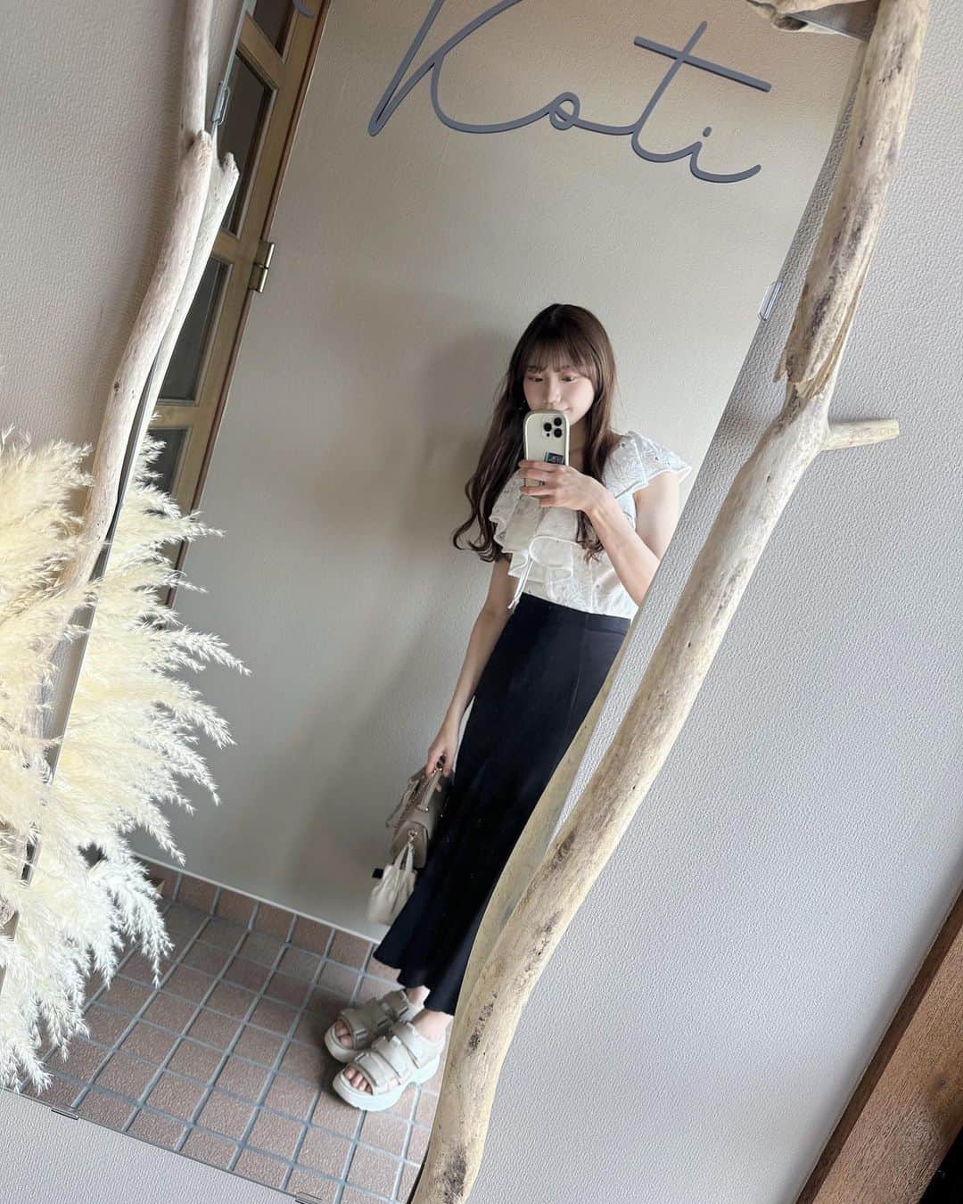藤崎未夢さんのインスタグラム写真 - (藤崎未夢Instagram)「♡‬  🪞☕️🤍」8月15日 20時38分 - miyu_miyu_ngt48