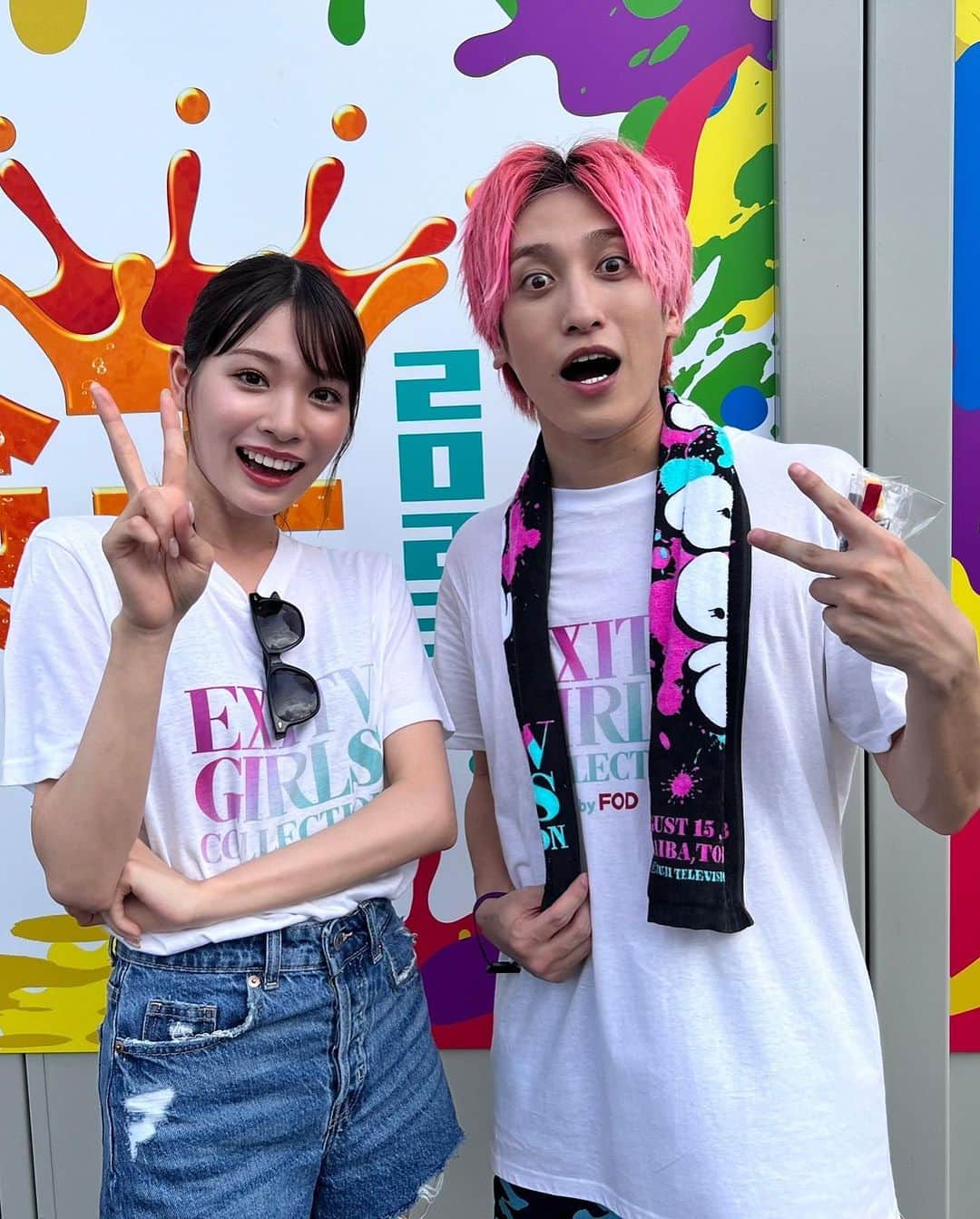 中川紅葉さんのインスタグラム写真 - (中川紅葉Instagram)「@exitv_official  EGCありがとうございました☺️ 昔何度も遊びに行ったお台場冒険王！夢のステージでした☁️ そして10月からも番組存続おめでとうございます♡   #お台場冒険王 #EXITV #EGC」8月15日 20時45分 - kureha_nakagawa