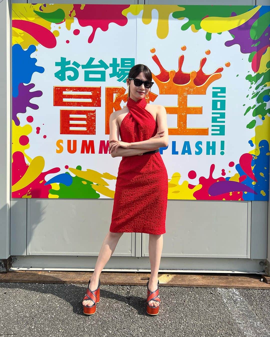 中川紅葉さんのインスタグラム写真 - (中川紅葉Instagram)「@exitv_official  EGCありがとうございました☺️ 昔何度も遊びに行ったお台場冒険王！夢のステージでした☁️ そして10月からも番組存続おめでとうございます♡   #お台場冒険王 #EXITV #EGC」8月15日 20時45分 - kureha_nakagawa