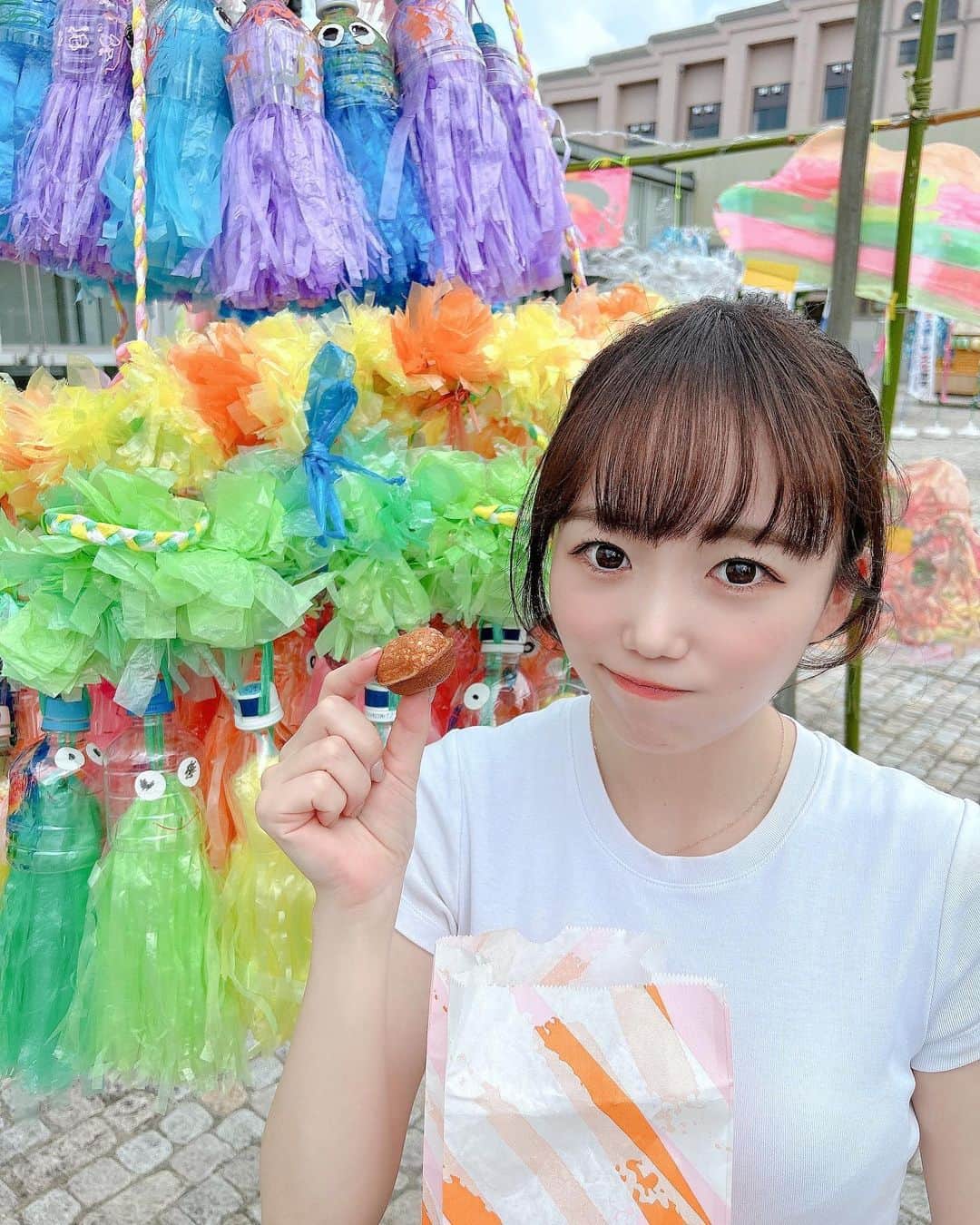 小日向夏実のインスタグラム：「😙🤤  ベビーカステラだいすき部！これは一生！  #ベビーカステラ #お祭り #屋台 #好きなもの #japan #japantravel #japanesefood #japanesegirl #followｍe #いいね」