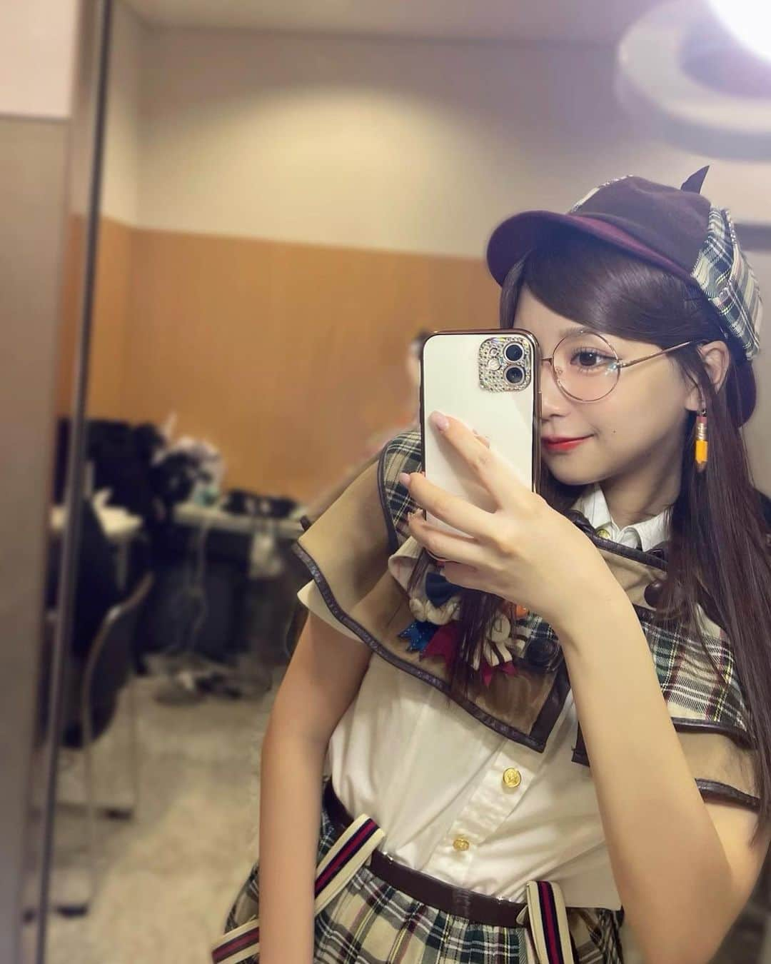 太田彩夏のインスタグラム：「・ 🕵❤︎  #ske48 #idol #live  #ske48summertour2023  #制服を着た名探偵」