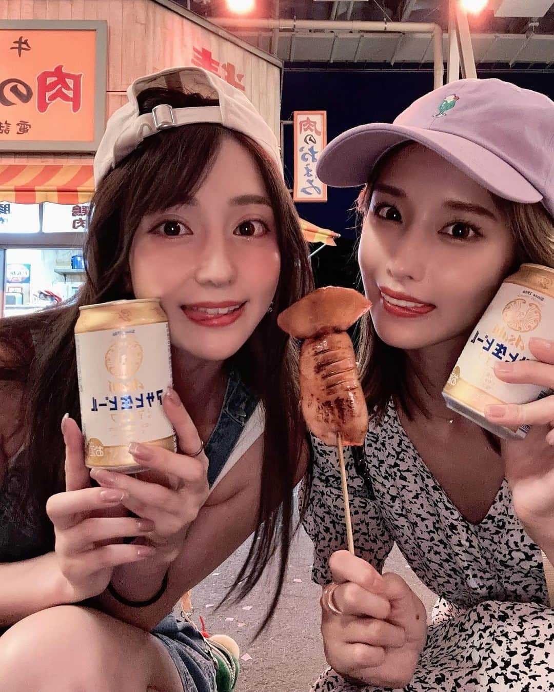 堀尾実咲のインスタグラム：「夏さいくぅっ🍺  あんちゃすと夏満喫してきたよっ🍉  #西武園ゆうえんち #西武園 #西武園プール #西武園ゆうえんちプール #遊園地 #遊園地コーデ #プール #プール日和 #デートスポット #夕陽の丘商店街 #西武園通貨 #レトロ #レトロ喫茶 #レトロ雑貨 #shein #sheinコーデ」