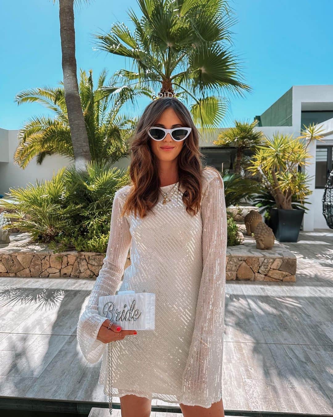 バーボラ・コディトヴァさんのインスタグラム写真 - (バーボラ・コディトヴァInstagram)「Some of my bachelorette looks @ibizacorsohotel 🪩💍👰🏻‍♀️   1,3 -  @meshki, 2 - @sixstories, 4 - @nadinemerabi, 5 - @ateliereme   Which one is your fav?」8月15日 21時12分 - fashioninmysoul