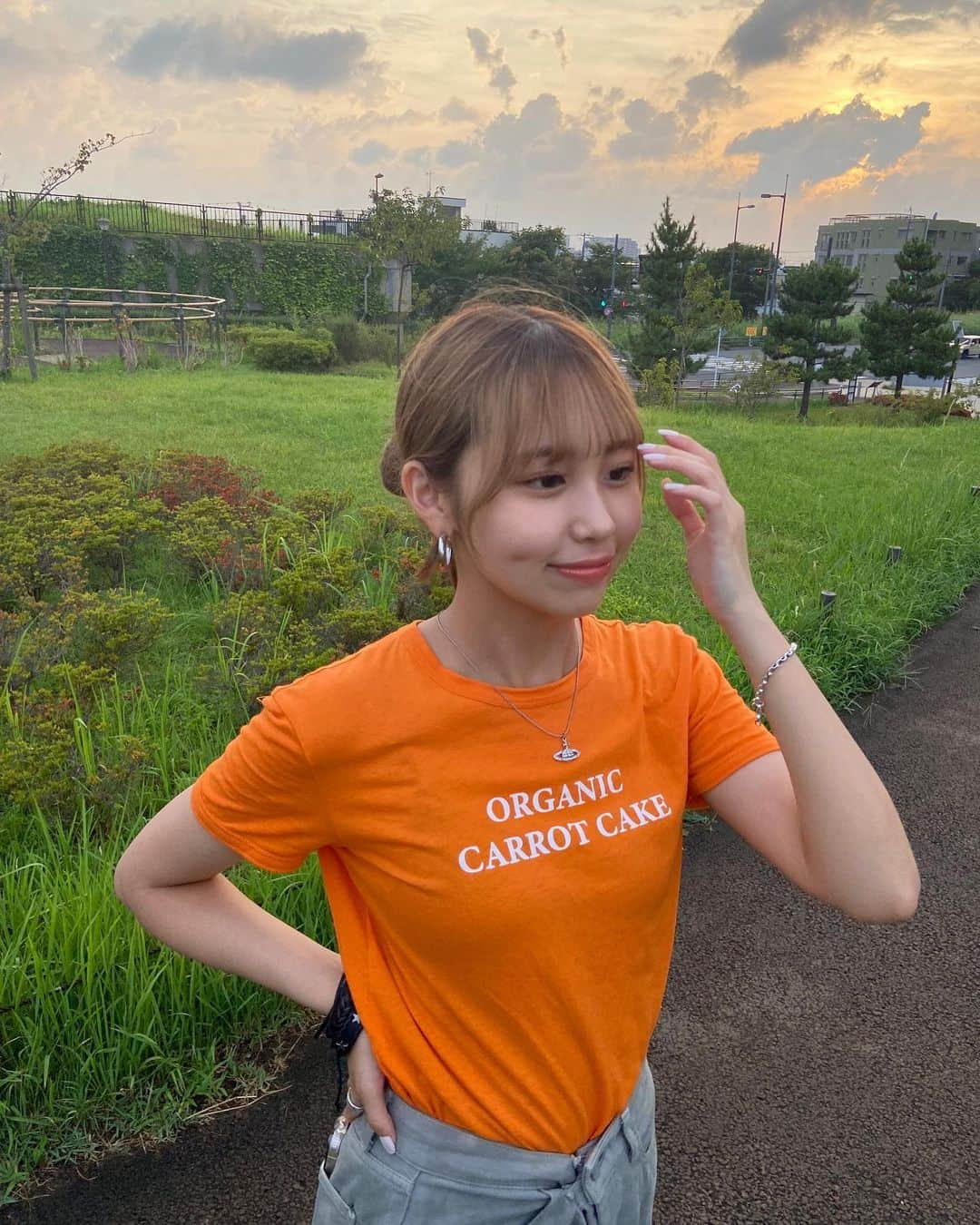 島田キラリさんのインスタグラム写真 - (島田キラリInstagram)「5コマ👗🧡 #きらりstyle  #Popteen#Popteen専属モデル#きららん #04#fyp #zara#Forever21 #ピチt#デニム#デニムコーデ  #低身長#低身長コーデ #155#155cm#155cmコーデ」8月15日 21時25分 - kiraran___12