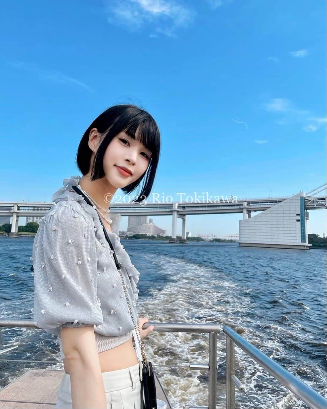 時川りおさんのインスタグラム写真 - (時川りおInstagram)「TIPSY cruise is back after 4 years ⛴️✨🌊! It's a great event to enjoy the night view of Yokohama + music on a ship!  I will  DJ special setlist for this event. I will create memories for everyone ✨🍸🍸.  8 /11(Fri. Holiday) Reception time 18:30～※Punctuality  【Cruising】19:30-22:00  【Location】 "ZOU-NO-HANA Pier" at Kaigan Dori, Naka-ku, Yokohama City  Advance Ticket 【First 150 people 6,000yen (700yen excluding drink fee)  VIP ticket 【Sold out】   Please check the details from the TIPSY official  account✨  This is a women's only event.  †††††††††††  『TIPSY cruise in 夏クル2023』 が4年ぶりに帰ってきます⛴️✨🌊 船の上で横浜の夜景＋音楽を楽しむ最高のイベント 私も出演させていただきます☀️ 今回のために特別なセットリストで 皆様の思い出作りを演出させて頂きます✨🍸  8 /11(金祝) 【受付時間】 18:30～※時間厳守 【クルージング】 乗船19:15 / 19:30-22:00  【場所】 みなとみらい線 日本大通り駅2番出口より徒歩5分 横浜市中区海岸通先「象の鼻桟橋」  前売りチケット 【先着150名】 6000yen（ドリンク代別700yen）  VIPチケット【完売しました】  詳細はイベントアカウントよりご確認くださいませm(_ _)m 本当に今夏最高のパーティーにします✨ チケットは先着なのでお急ぎください👍 ※女性限定イベントです。  服は　#snidel   ††††††††††† #clubevent #イベント情報  #pride🌈  #cruising #クルージング　#海コーデ　 #lgbtq  #船  #クラブイベント　#夏コーデ #dj #セクマイ　#girlpower #ポートレート　#スナップ写真」7月22日 21時49分 - riotokikawa_doll