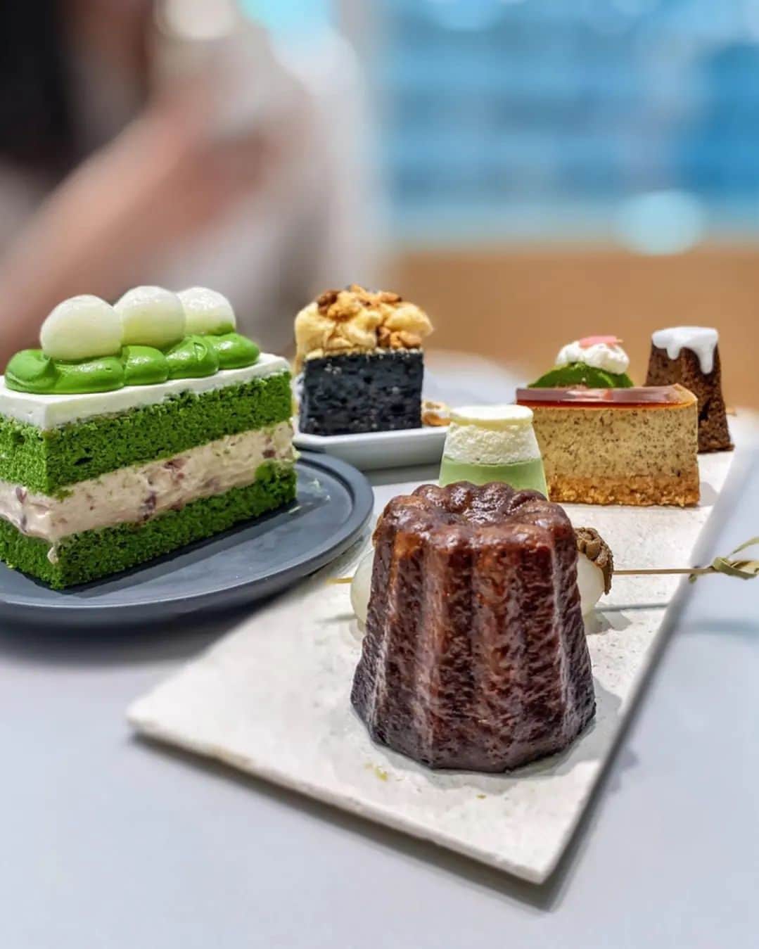Matchæologist®さんのインスタグラム写真 - (Matchæologist®Instagram)「😍 Serving up some sweet happiness with this mouthwatering selection of 🍃 #Matcha #ShiratamaCake, 🍰 Kinako Mochi Sesame Charcoal #Cheesecake, 🍮 #Canelés, and Brown Rice Tea #MousseCake captured by @fabkonggirl! . 🍪 If you would like to impress your friends and family with delicious matcha and houjicha treats, please check out our range of artisanal matcha and houjicha on our website www.matchaeologist.com (link in bio). 🍃 . Discover the highest-quality artisanal matcha and houjicha with Matchæologist. . Matchæologist® #Matchaeologist Matchaeologist.com」7月22日 22時03分 - matchaeologist