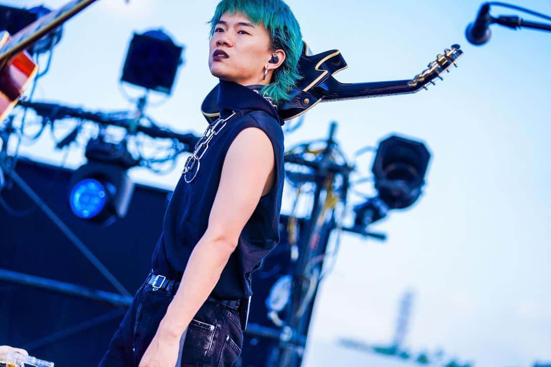 山田海斗のインスタグラム：「2023.07.22 at 横浜赤レンガ倉庫 『MURO FESTIVAL 2023』  ありがとうございました🥷🏿」