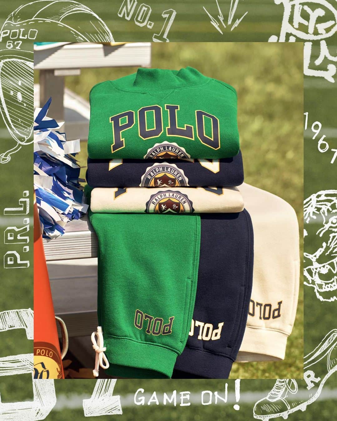 Polo Ralph Laurenさんのインスタグラム写真 - (Polo Ralph LaurenInstagram)「Take on sports practice with #RLKids matching sets featuring collegiate-inspired #PoloRalphLauren logos.   Shop #PoloRLStyle via the link in bio.」7月22日 23時05分 - poloralphlauren