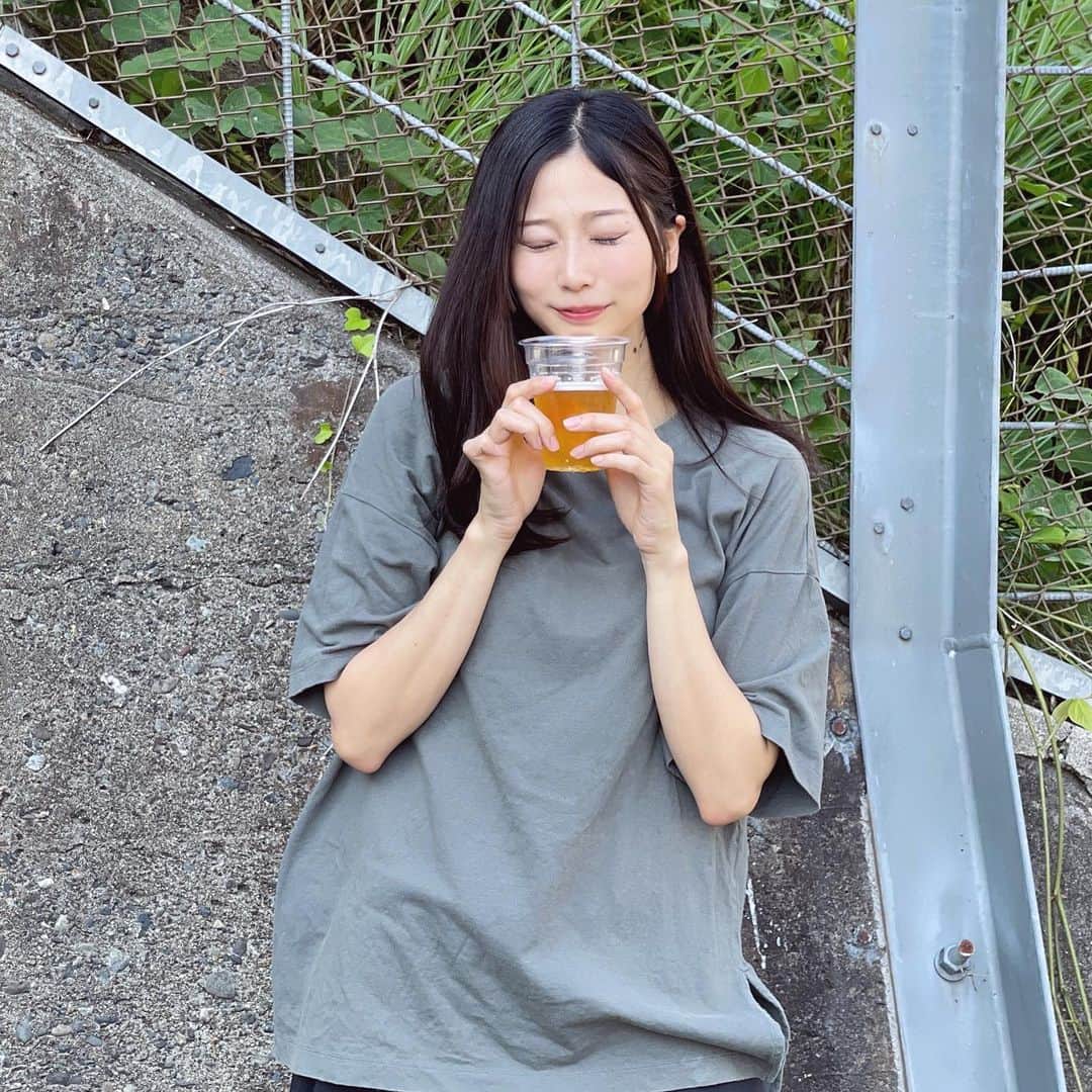 塩野響子さんのインスタグラム写真 - (塩野響子Instagram)「⠀やっぱビールっしょ！！！🍺」7月22日 23時05分 - kyondayo1206