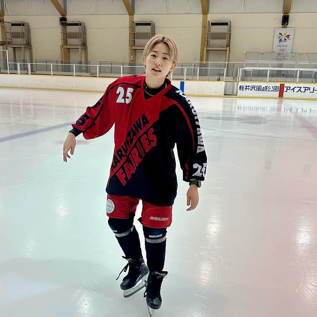 佐藤つば冴のインスタグラム：「にゅ😧 . 新しいとなんだか 新鮮な気持ちになりますね 後ろ側がすきです☺︎ . . #karuizawafairies  #new  #gamejersey」