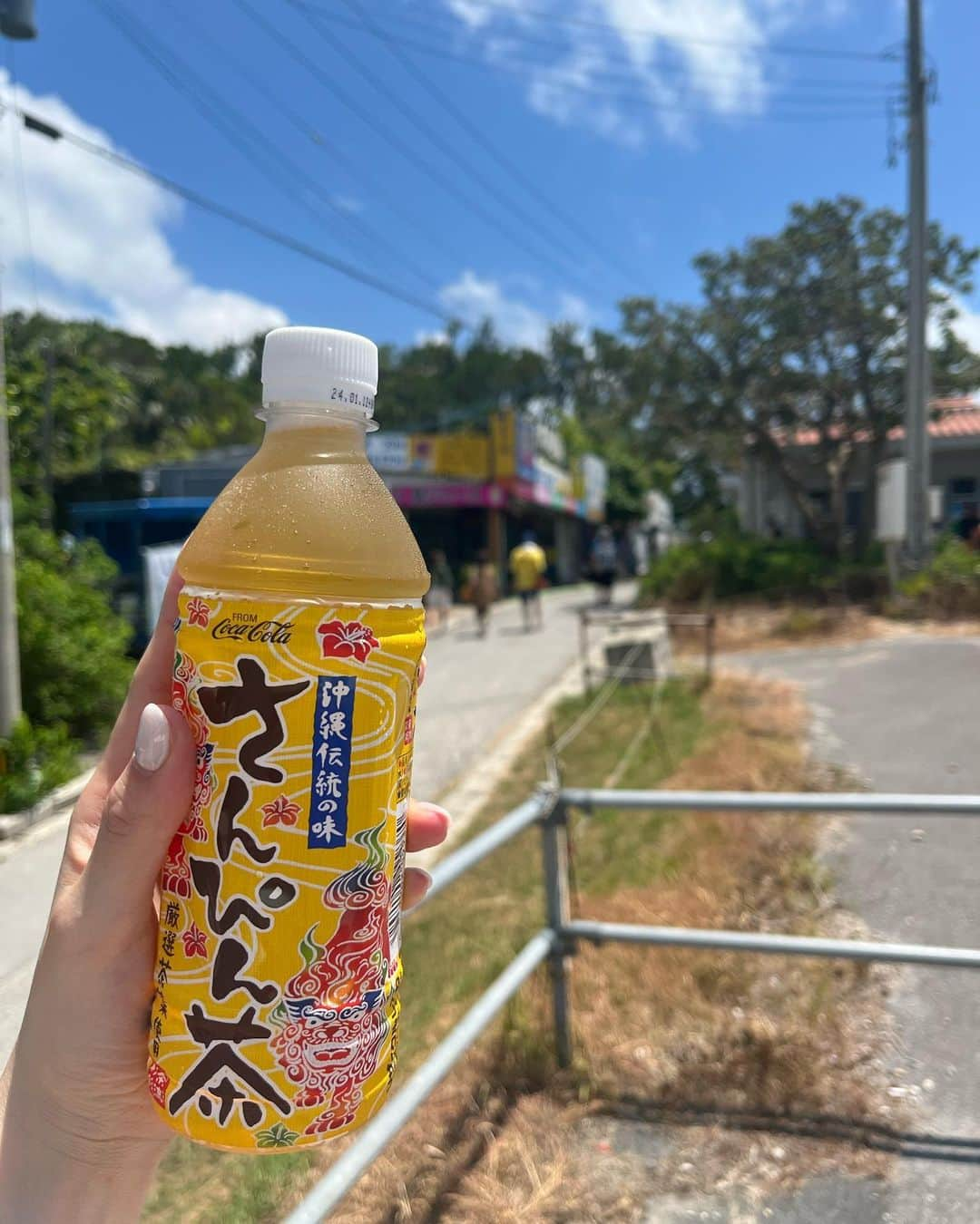 Arika Kuriharaさんのインスタグラム写真 - (Arika KuriharaInstagram)「飲みまくったさんぴん茶♡🌺  #石垣島 #さんぴん茶」7月22日 23時22分 - arika_0002