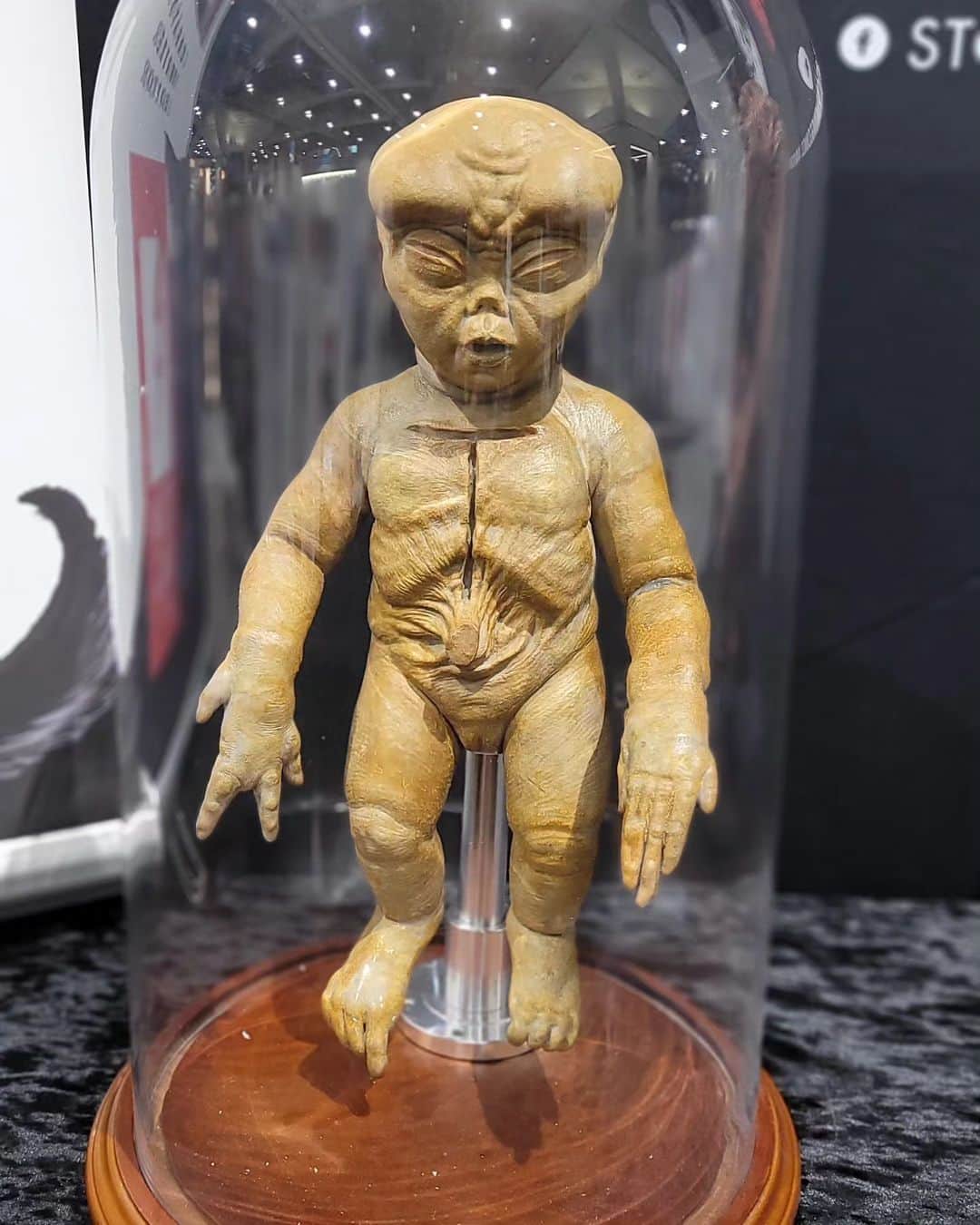 のインスタグラム：「Another guest who's making their first appearance at SDCC is the alien baby from my movie Village Of The Damed (1995). Beautifully Restored by @gnicotero. Stop by booth 1935 for a peek.   #aliens  #movies  #villageofthedamned」