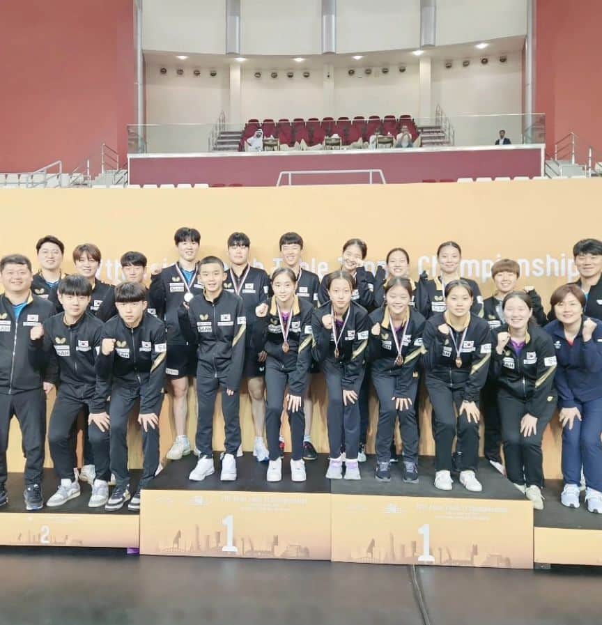 鄭栄植さんのインスタグラム写真 - (鄭栄植Instagram)「2023 Asian Youth Championships🏓  U19 청소년 대표팀 첫 코치  모두 수고하셨습니다😃」7月23日 1時12分 - jeoung_youngsik