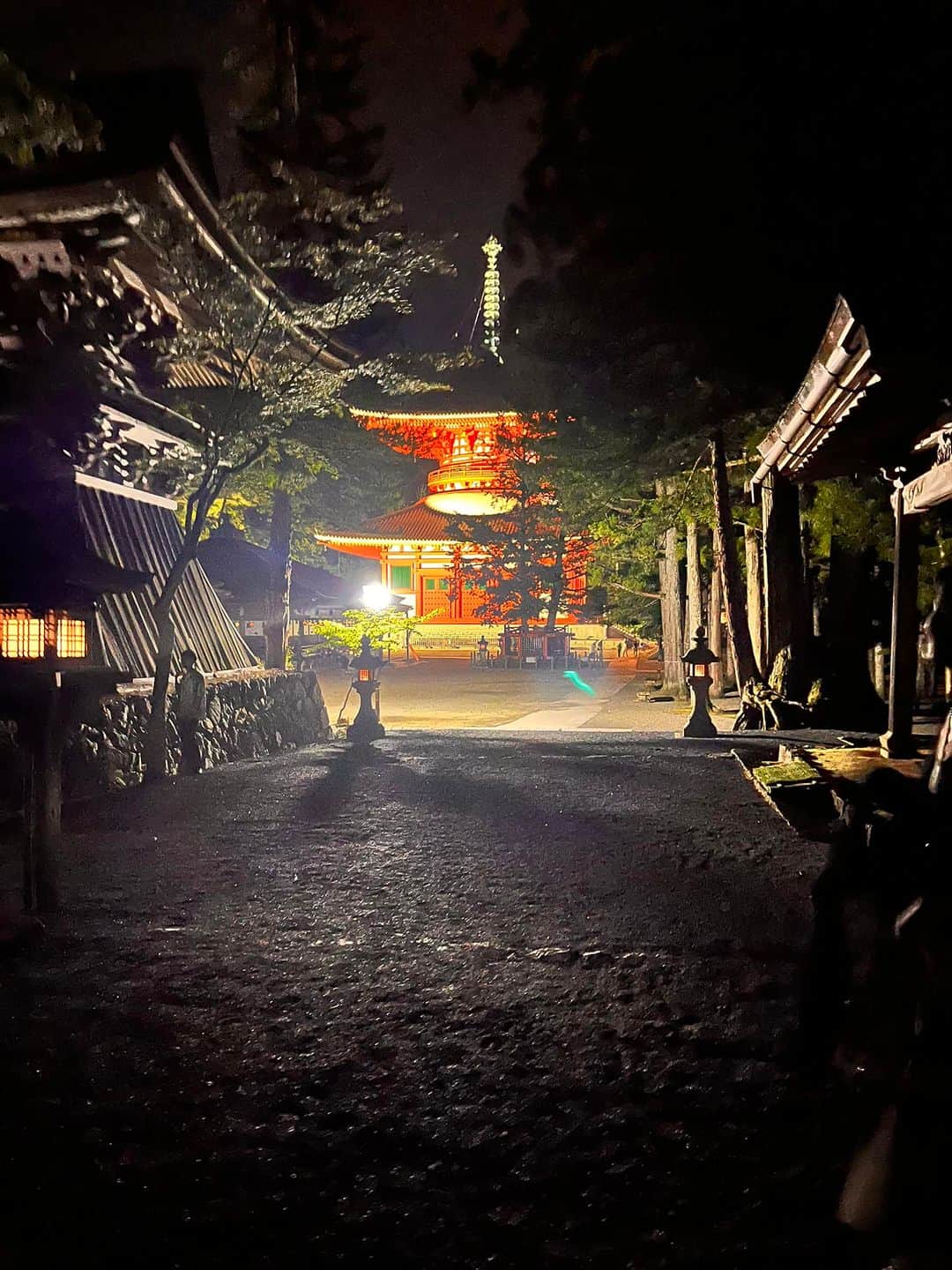 橋本昌彦のインスタグラム：「本日は ZOOMオンラインシェア会にご参加くださりありがとうございました。 皆さんの声が全くこちらには聞こえないというハプニングの中で、黙々とお話させて頂き失礼いたしました。早速、感謝のメッセージも頂いたようでありがとうございます🙏  急遽、夜の高野山生中継には驚きましたね！ 今回、高野山から参加してくれた高野山大学の大江さんがリアルタイムで夜の高野山と鐘の音色を届けてくれました。 まさかこんなサプライズが起こるなんて高野山とのご縁が深まったお陰ですね🙏 私たちはスピーカーの調子が悪かったので鐘の音色も聞けませんでしたが・・・涙  今日のお話の中で胎蔵界と金剛界の融合のお話をさせて頂きましたが 対照的な側面が一体となっていることが大切である。これを真言密教の根本である「金胎不二」と言ったそうです。  いのち展が表現しているひとつに 「いのち」を手にする過程で　 神秘的な無意識層の世界でもまさに同じことが行われていたのですが  いのちを手にし、今を生きる私たちにおいても  受け入れる受容の力 ＆ やり遂げる意志の力 その両方がひとつになった時に 事が大きく運ばれていきます  そのことを魂深くで感じること そしてその力を目覚めさせていく 言葉を超えた理解が最終的には　悟りへと到達するものとして 空海さんは高野山という聖地にその体現の場を求めたのだと思います  LIFEいのち＆いのち展が 奥殿という特別な場所で開催して頂いたのも 皆様方のいのちの根幹の本質に繋がって頂くための時間として導いて頂いたのだと思います  私も２ヶ月間の間、毎週土日滞在させて頂いたおかげで まさに日本では数少ないそのことが体現できる聖地であることであること その真意を知ることができたことに心から感謝したいと思います  そしてこれからやるべきことのひとつに　 その体験を伝えていくことなのだと思います  私もそのお役に立てるようにこれから計画していきたいと思っています。 高野山で感性を目覚めさせていくリトリートを10月中ば計画したいと思います。  楽しみです♪」