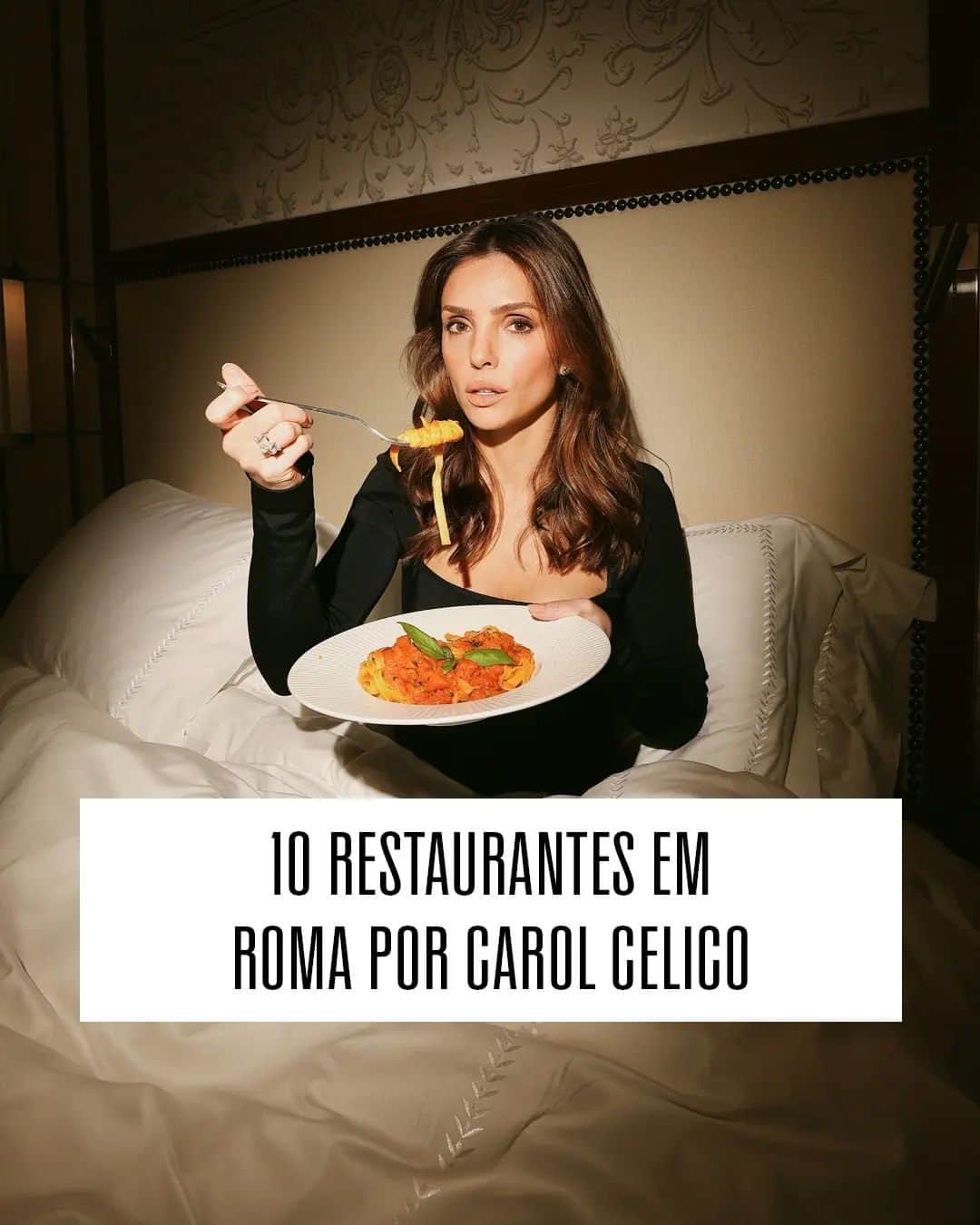 カロリーネ・セリコのインスタグラム：「“Mangia che te fa bene” é o que diz a tradição italiana. De fato, comer faz bem, ainda mais para quem está em Roma, recém-eleita o melhor destino gastronômico do mundo pelo Travelers’ Choice Awards. Se você tem a Cidade Eterna em seus planos, ou busca inspiração para uma próxima viagem, Carol Celico (@cacelico), que além de empresária, também é formada em gastronomia e descendente de italianos, compartilha um roteiro insider com dez indicações de trattorias e restaurantes em Roma, pensando em todos os bolsos e apetites. Arraste para conferir algumas das recomendações e acesse a lista completa no link da bio.」