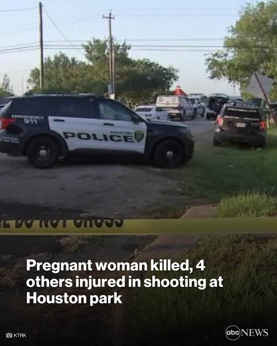 ABC Newsさんのインスタグラム写真 - (ABC NewsInstagram)「A pregnant woman was shot and killed after a fight broke out at a park in Houston, Texas, according to her family.  Police believe a fight broke out between groups of people at the park, when the altercation led to some taking out firearms and shooting. MORE AT LINK IN BIO.」7月23日 3時30分 - abcnews
