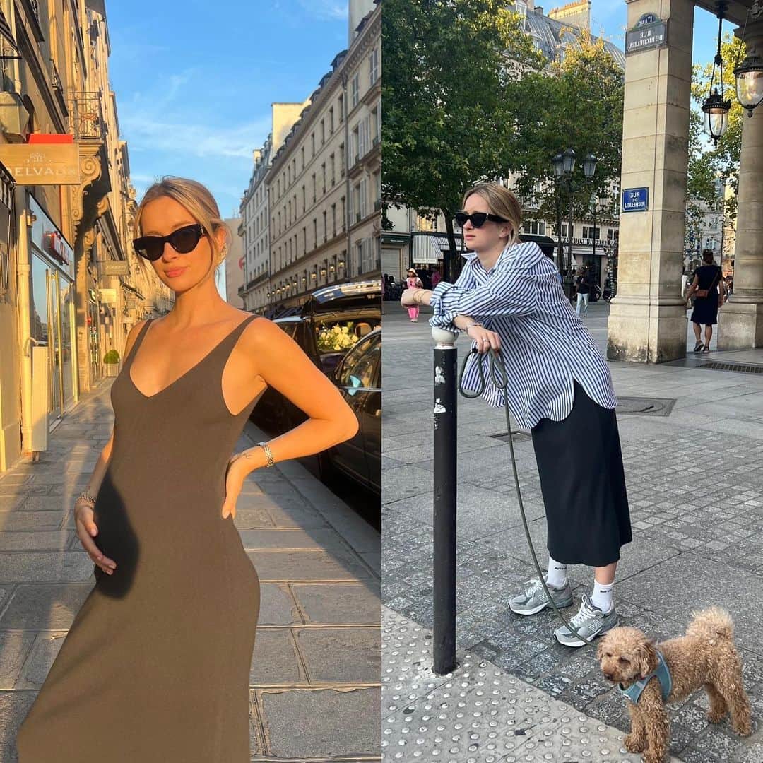 ライアン・マイヤーのインスタグラム：「Instagram vs reality, pregnancy edition 😛 thank you @royatiya for capturing my best moments」