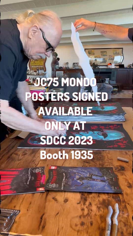 のインスタグラム：「✍🏼Come on down! Books, merch and more at Storm King Comics - Booth 1935 #SDCC #Comiccon」