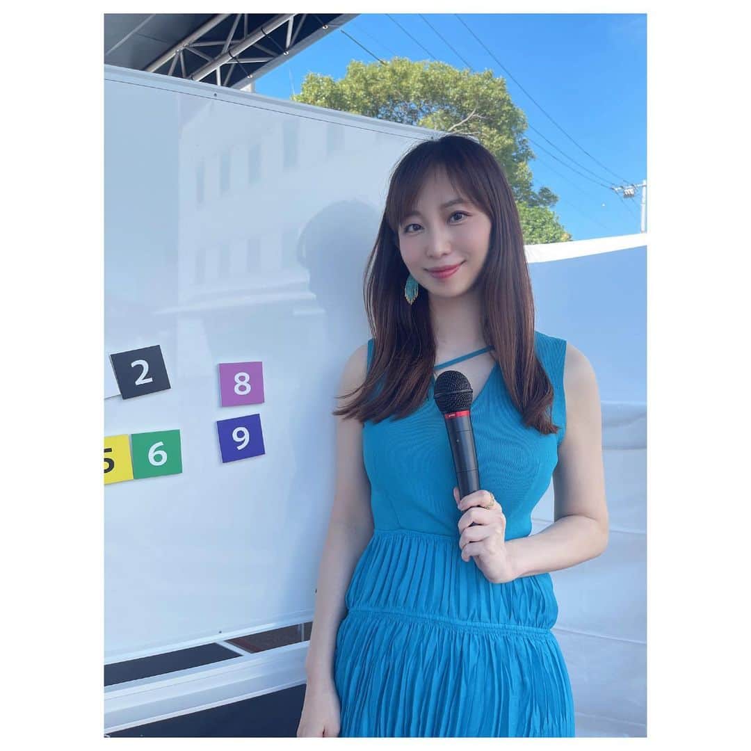 塩地美澄のインスタグラム：「しおちむくみです🤢 #本番までには浮腫も解消します🎤」