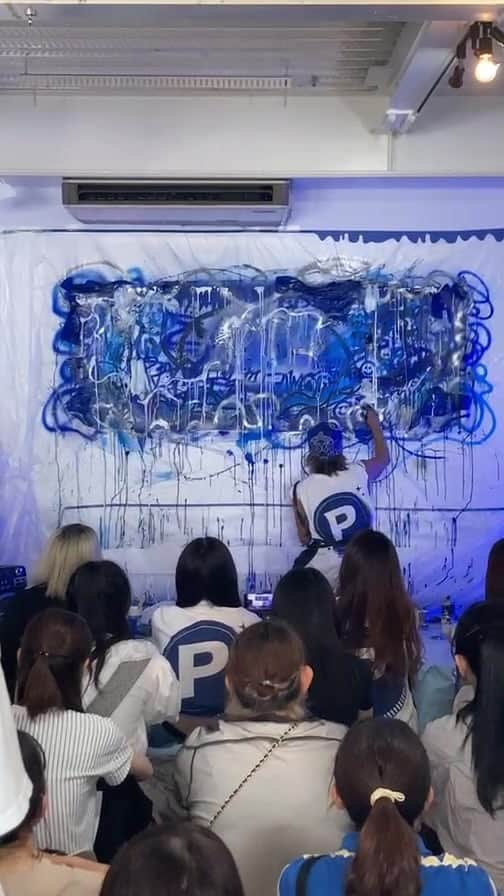 REIJIのインスタグラム：「LIVE PAINT MISSION FINAL DROP IT 💎MISSION CLEAR!  BGM : @flowback_masaharu   #PTW」