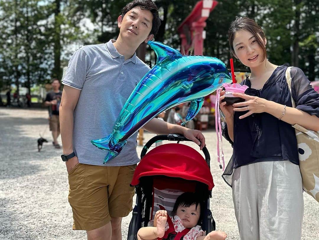 セゴリータ三世のインスタグラム：「今日は家族でお祭りへ行ってきました。 久々にゆっくりできて良かった。 子ども達も親戚の子達に会って喜んでましたよ。」