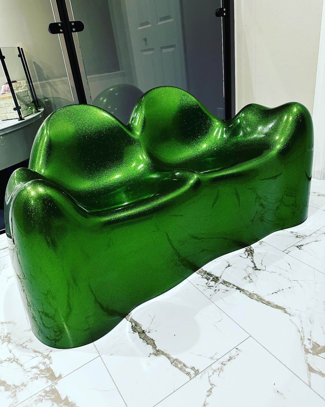 Riff Raffさんのインスタグラム写真 - (Riff RaffInstagram)「When I said #1 Artist I wasn’t talking about music   i LOVE THiS METALLiC TONE OF NEON LiMóN PYTHON GREEN 🐍 SO i ADDED 7 COATS OF GLOSS TO REALLY LET THE CANDY DANCE 🪩   This is the 1st piece in  The Dale Dan Tony  Aquaberry Art Gallery starting with The Candy Coated Collection.  Raspberry Relaxation Realm ©️   The Candy Avocado Couch🥑🛋️  Also I wrote a 90s action comedy movie script but I’m going to make it into a book first so I’m trying to find the BEST BOOK PUBLiSHiNG COMPANY that can do a hologram BOOK cover with NEON words inside the book and comes with a mini black light so you can read in the dark and windbreaker material carrying case for the book & mini black light as well as glow in the dark book mark AND if you CANT do this level of intricate detailed FUN manufacturing for my movie script book then I need to keep LOOKiNG 👀 for a book 📚 publishing company that cares about quality of the book 📕 more than cost of production becuz first of all No I Not 🙄🛑✋   Swipe over to read the opening scene of the movie 🎬   I’m pretty sure THiS is what the internet was made for   🥑L!NK🥑!N🥑B!O🥑For The Candy Avocado Couch」7月23日 7時49分 - jodyhighroller