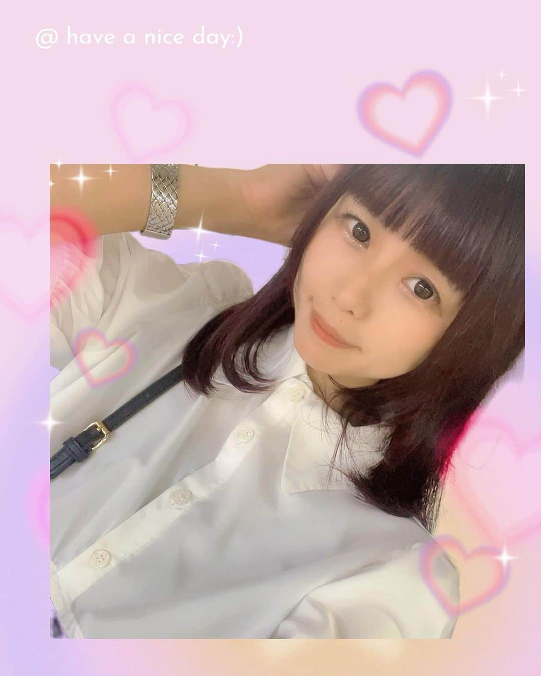 桜川ひめこのインスタグラム：「landで、カラー＆カット💇‍♀️🩵🩷🩵🩷🩵🩷 今回はむらさき強めにしてもらったよん💟 相変わらずかわいい色味🥹カットも最高🩷🩵🩷❇️  気持ちもすっきり♡  スタッフさんもインテリアも可愛くてしあわせ🥹🫶 いつもハッピーありがとうございます✨  そしてずっとモモを読んでいたひめめであった、、、🍑 めちゃめちゃおもろいやん🥹🥹🥹💟  #カット #カラー #アイドルカット #紫カラー」