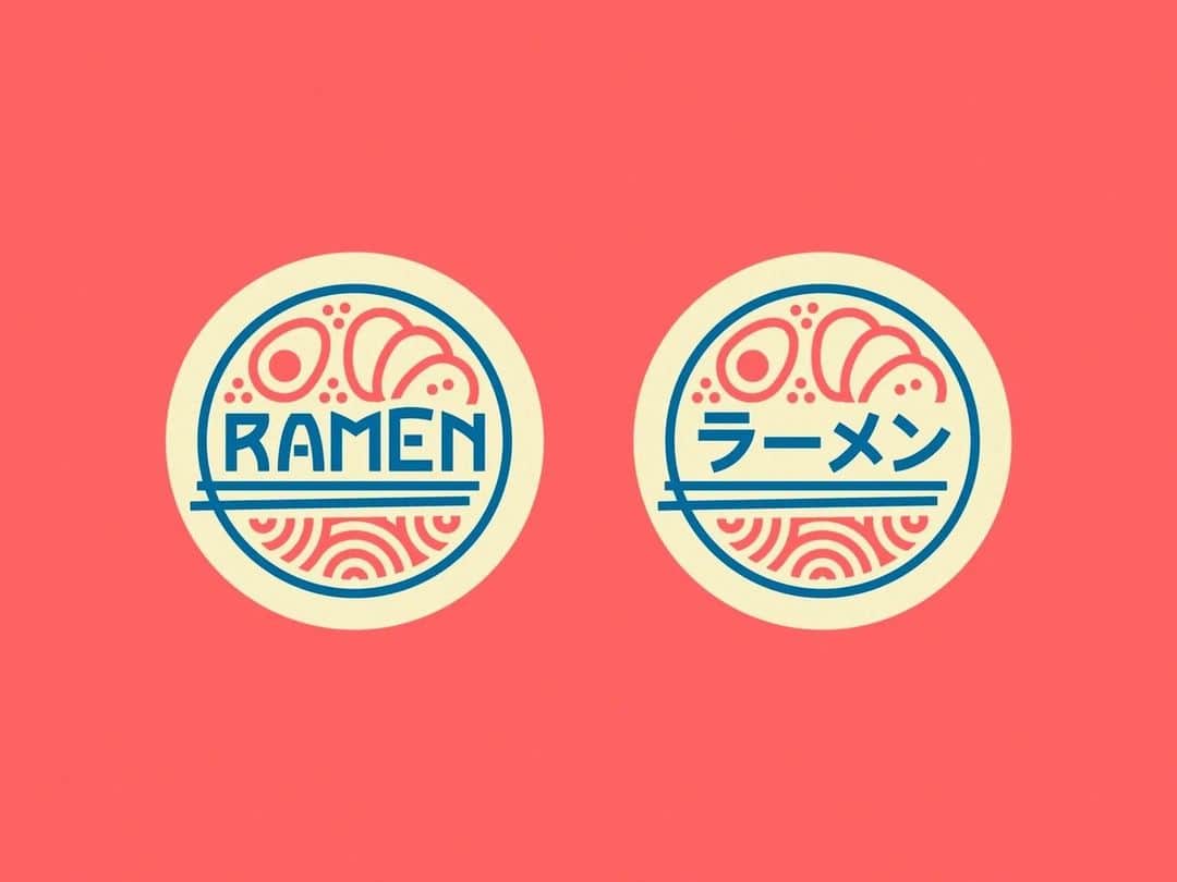 Dribbbleさんのインスタグラム写真 - (DribbbleInstagram)「"This is a really quick #logo I did for a friend that started a small food delivery of Ramen in my hometown. The good thing about the name is that it's a really small city, so it's the first and only place that offers Ramen. They can use the name as it is and it won't bother anyone 😅" — @zamaxdesign」7月23日 10時00分 - dribbble