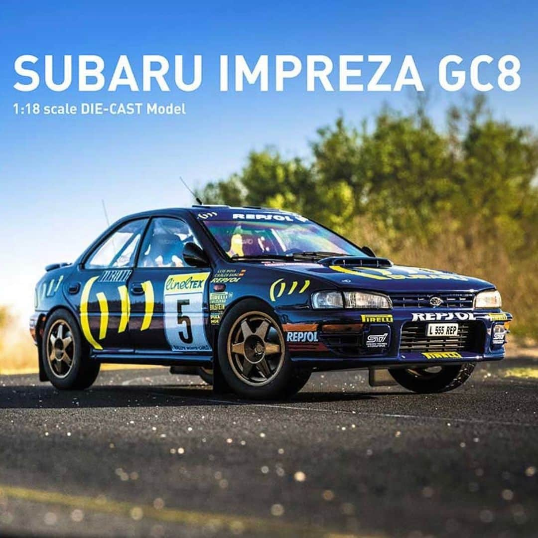 kyosho_official_minicar toysさんのインスタグラム写真 - (kyosho_official_minicar toysInstagram)「. 1:18 DIE-CAST Model Subaru Impreza GC8 まもなく発売開始！  1994 RAC #4 [No.KS08962A] 1995 Monte Carlo #5 [No.KS08962B]  #kyosho #subaru #prodrive #sti #impreza #gc8 #wrc #subie #pirelli #repsol #rac #montecarlo #rally #worldchampion #4wd #carlossainz #luismoya #derekringer #colinmcrae #jdm #118scale  #京商 #スバル #プロドライブ #インプレッサ #ラリー #ミニカー」7月23日 11時58分 - kyosho_official_minicar_toys