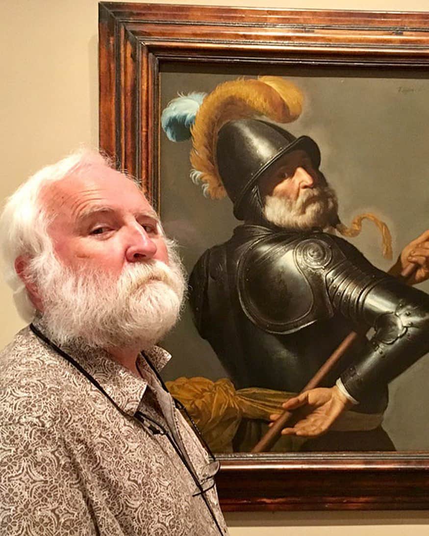 StreetArtGlobeのインスタグラム：「What would you do if you saw your Doppelgänger in an art museum? 😱」