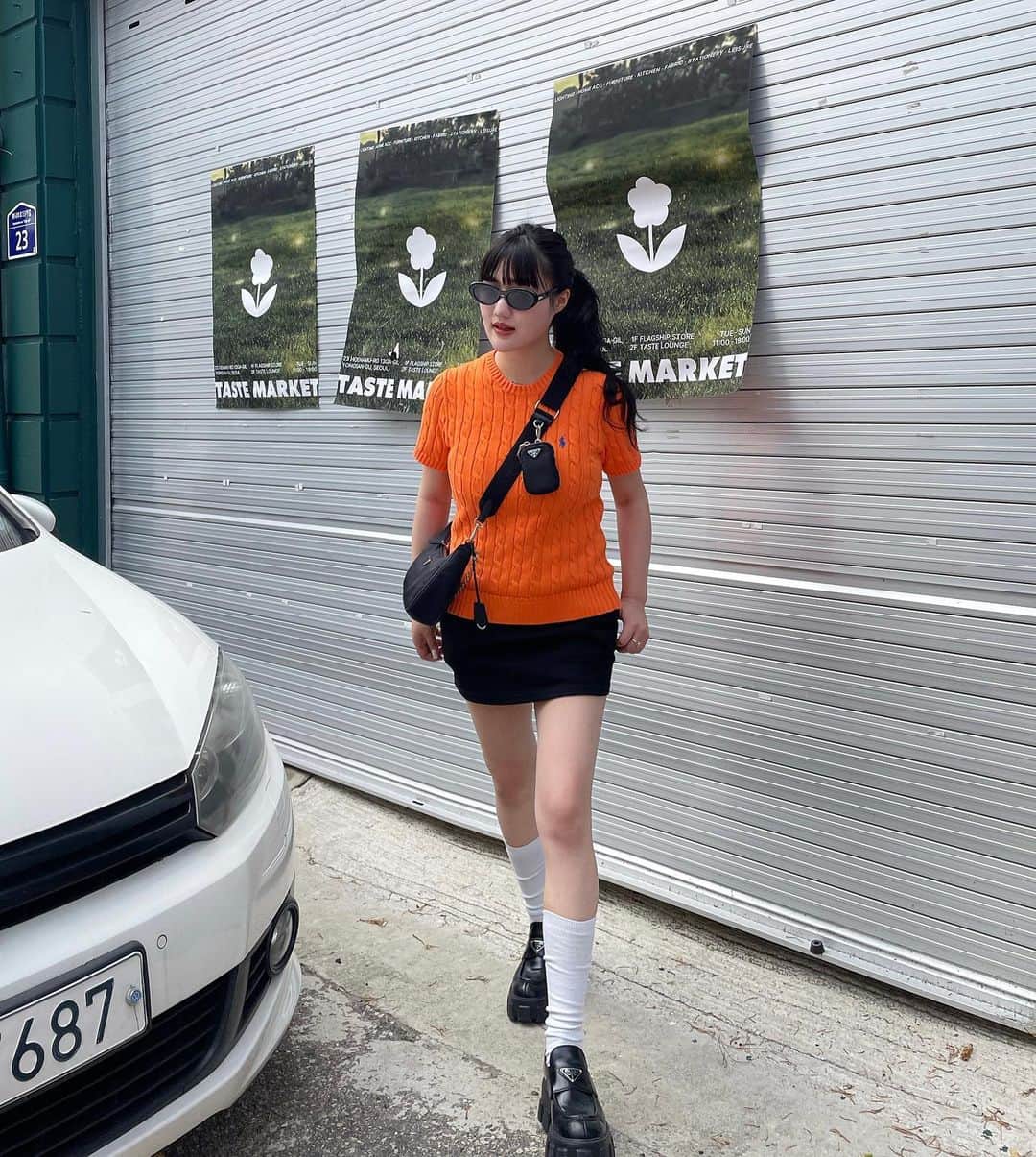 河崎みーなのインスタグラム：「どタイプすぎた韓国雑貨屋さん🇰🇷🍊🪴 . . . . .」